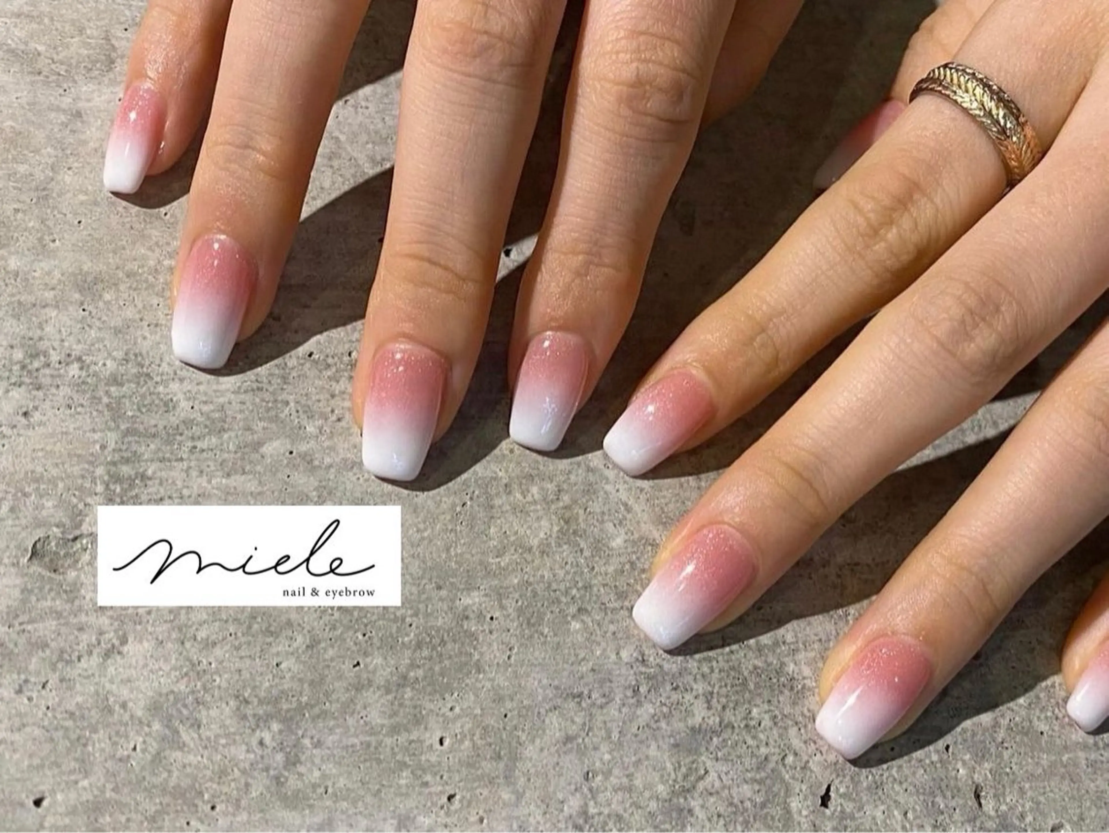 ネイル ハンドネイル miele【ミエレ】 海外シンプルデザインのネイルデザイン