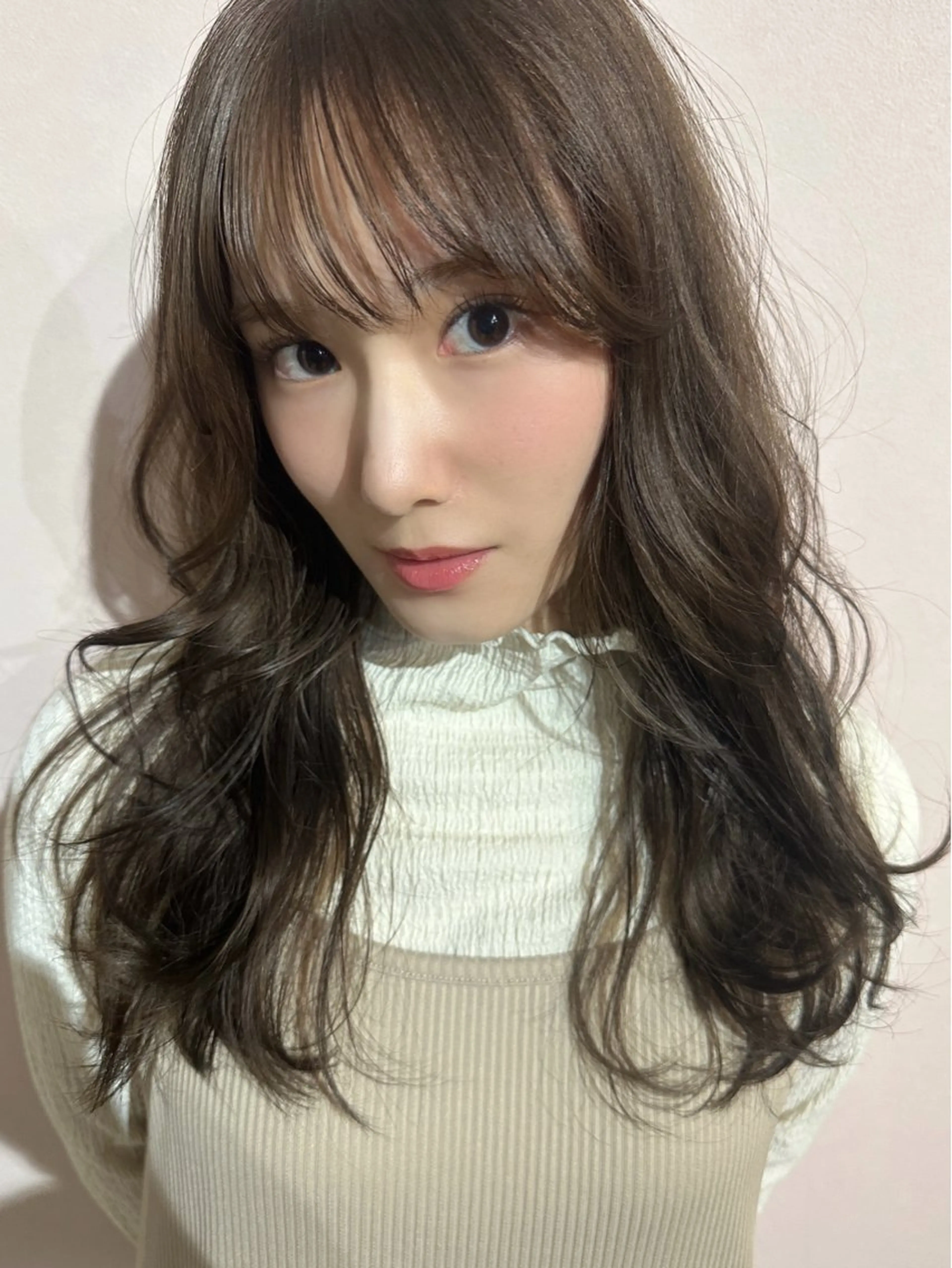 セミロング カラー miri髪質改善 久留米/韓国のヘアスタイル