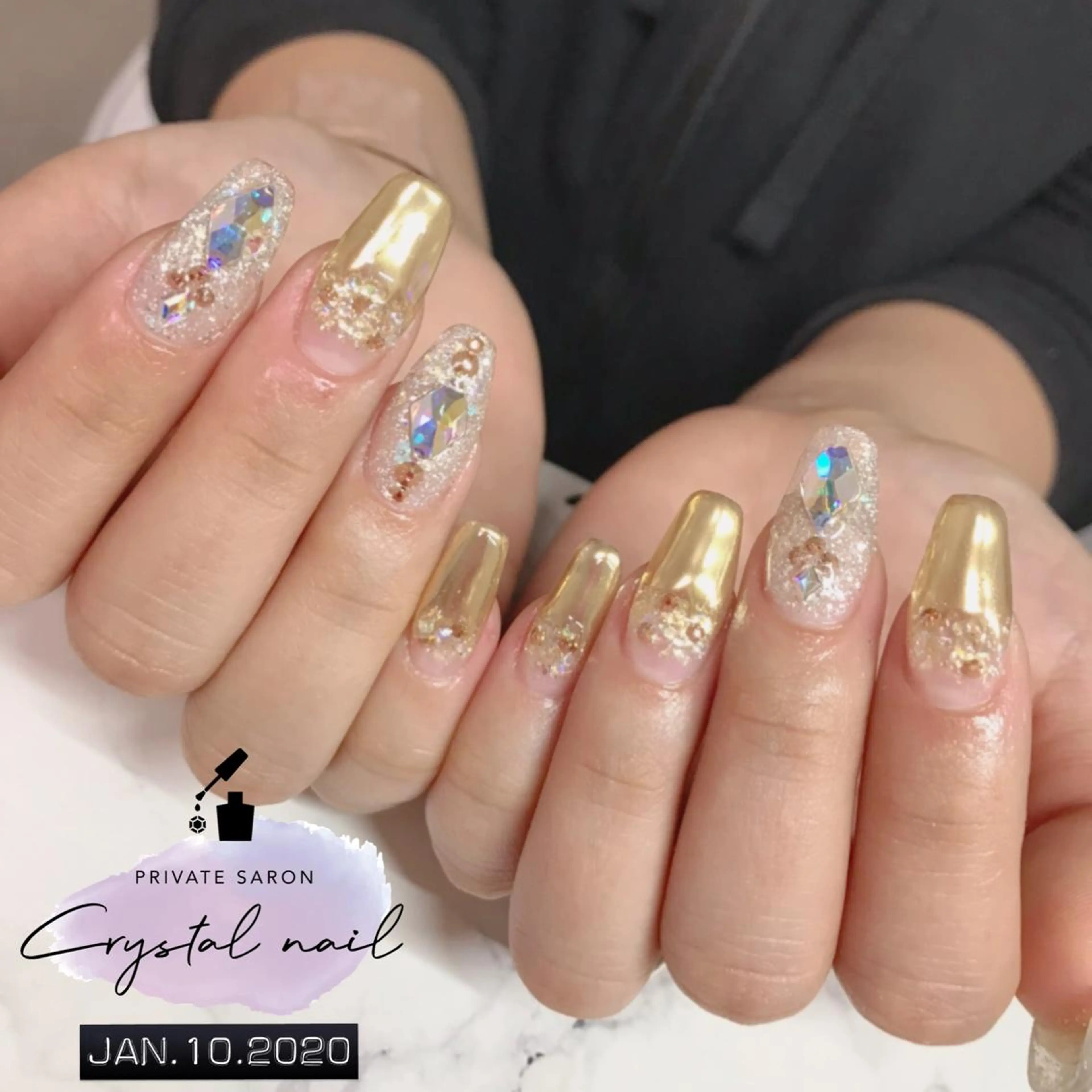 ネイル 成人式 SCENERY NAILのネイルデザイン