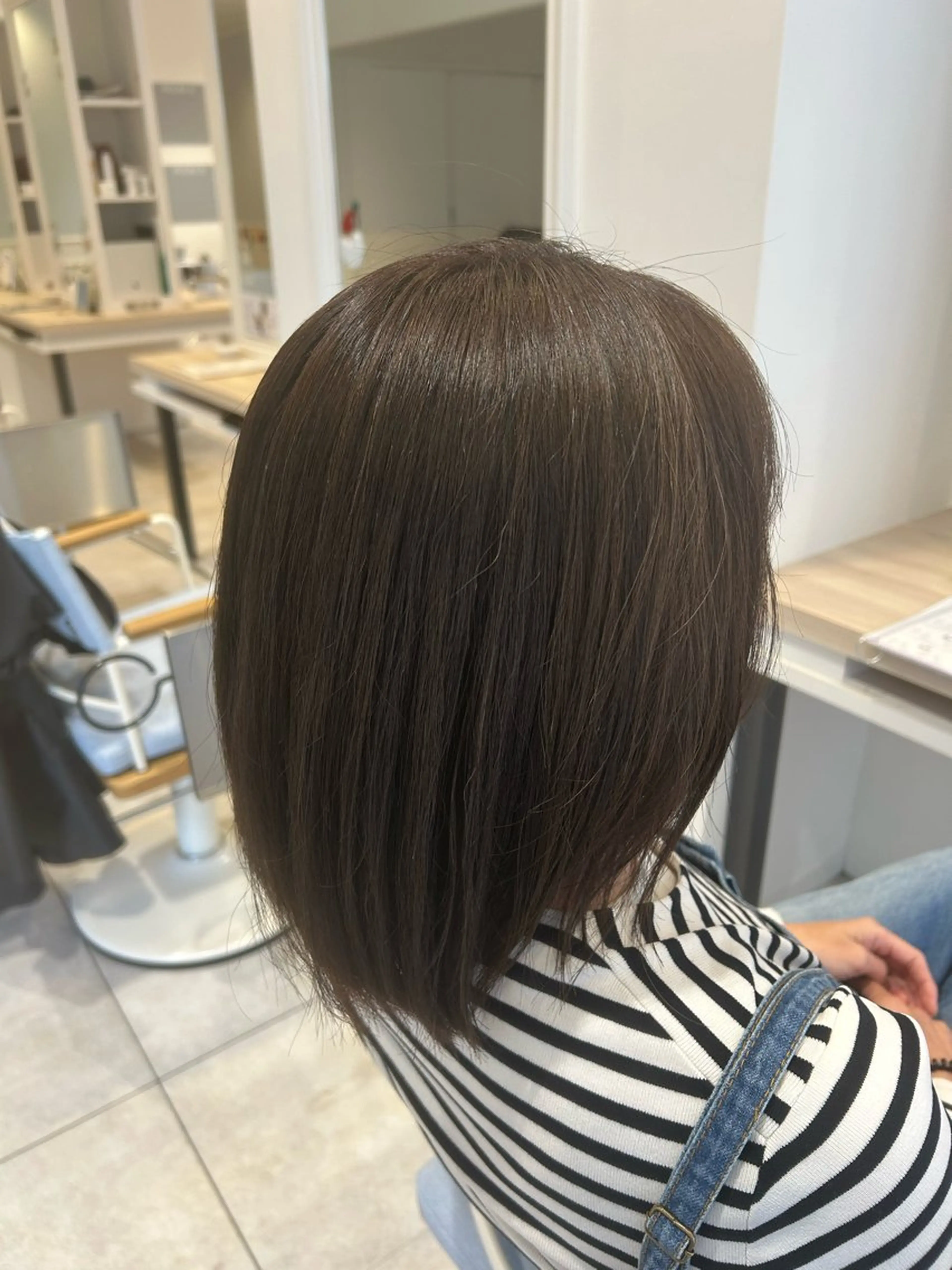 ショート カラー ブラウンカラー オリーブブラウン 《.Xian》ミサキ /艶髪/メンズパーマのヘアスタイル