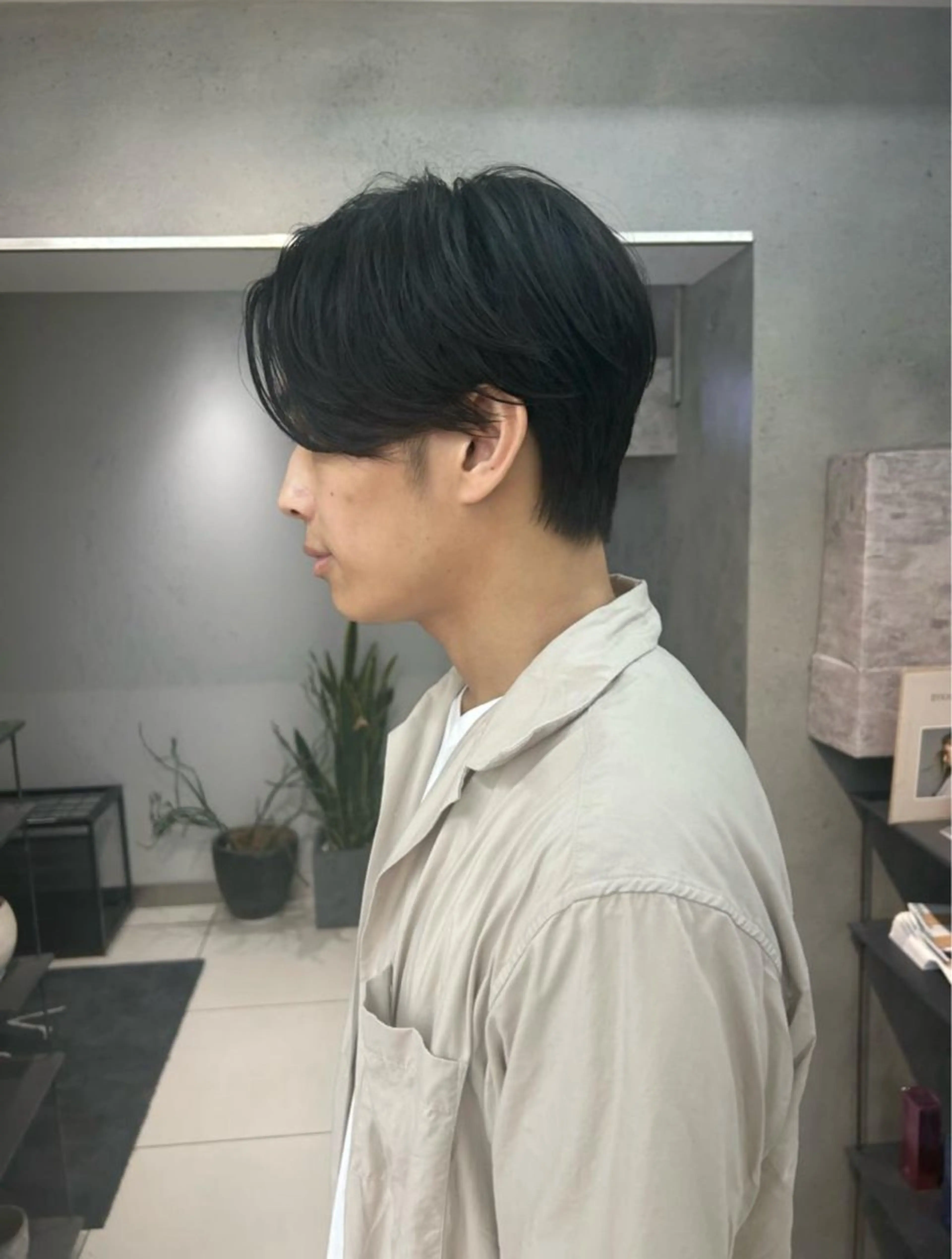 ショート パーマ メンズ ダウンパーマ カルマパーマ メンズパーマ カット パーマ ナチュラル×色気パ ーマ 渋谷/マナミのヘアスタイル