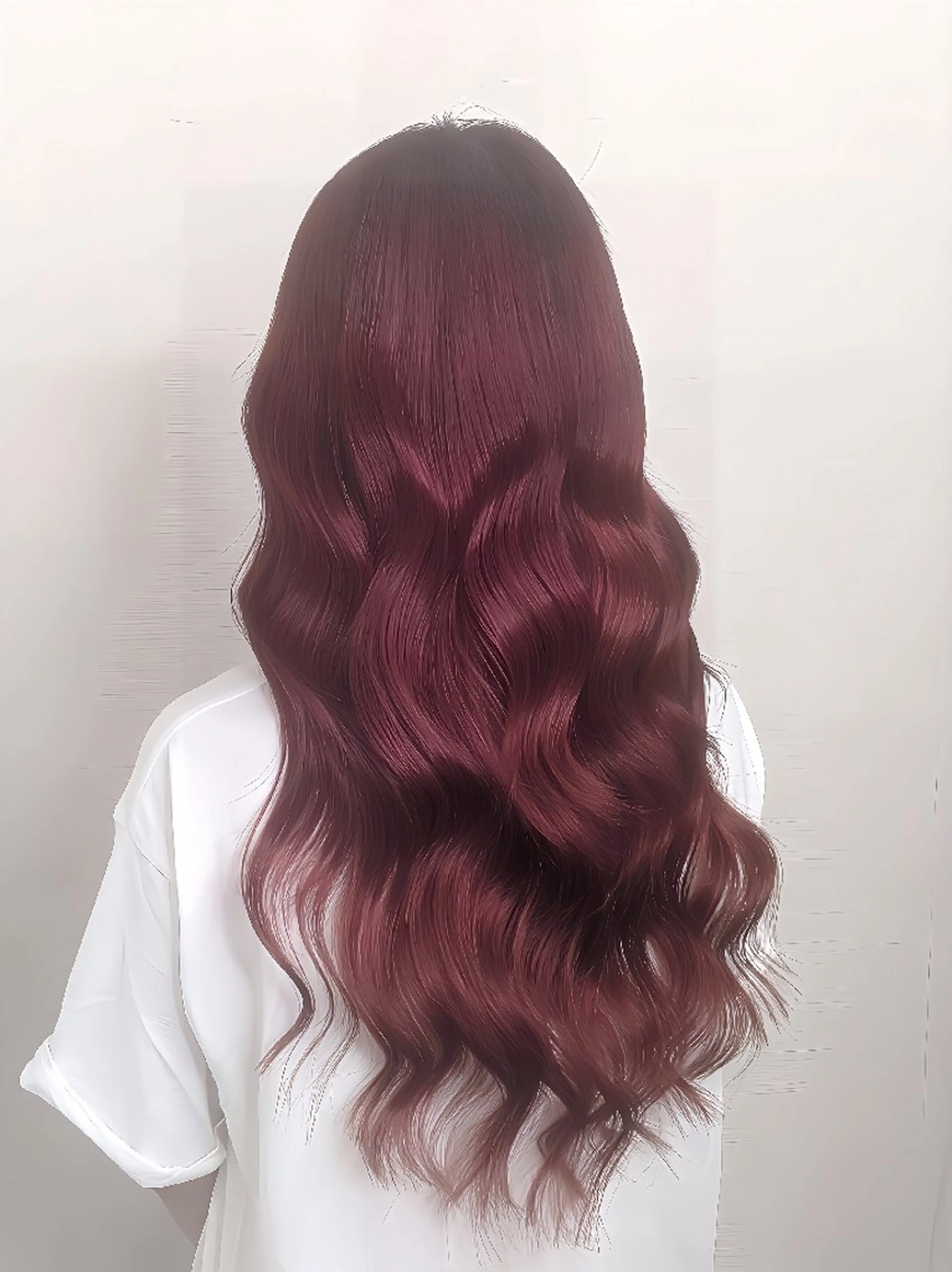 ミディアム カラー ヘアアレンジ レッドカラー エクステ HIME. ＊*ヒメドットのヘアスタイル