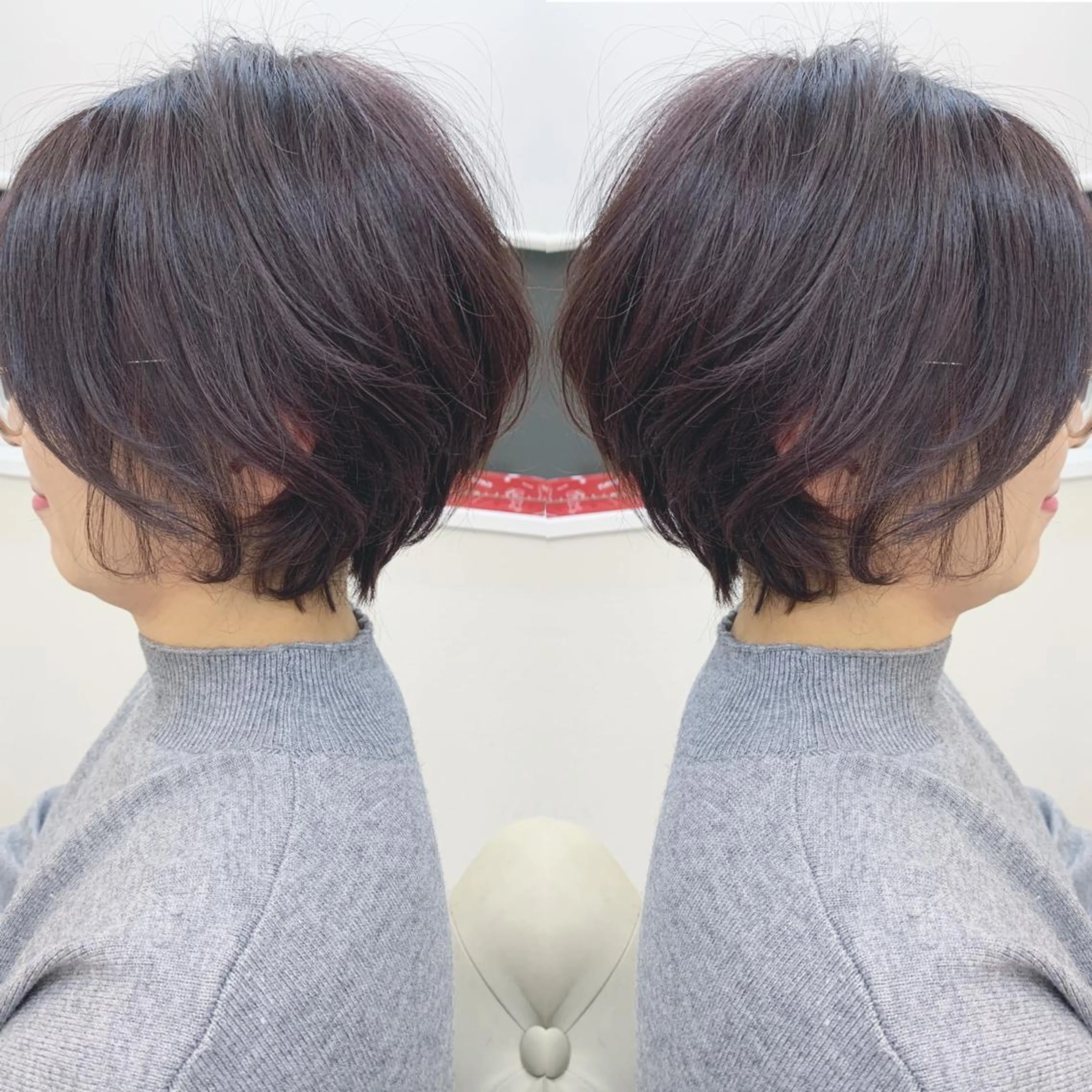 ショート ショートボブ ボブ ショートヘア カット ヘアカラー H (エイチ) 烏丸御池店のヘアスタイル