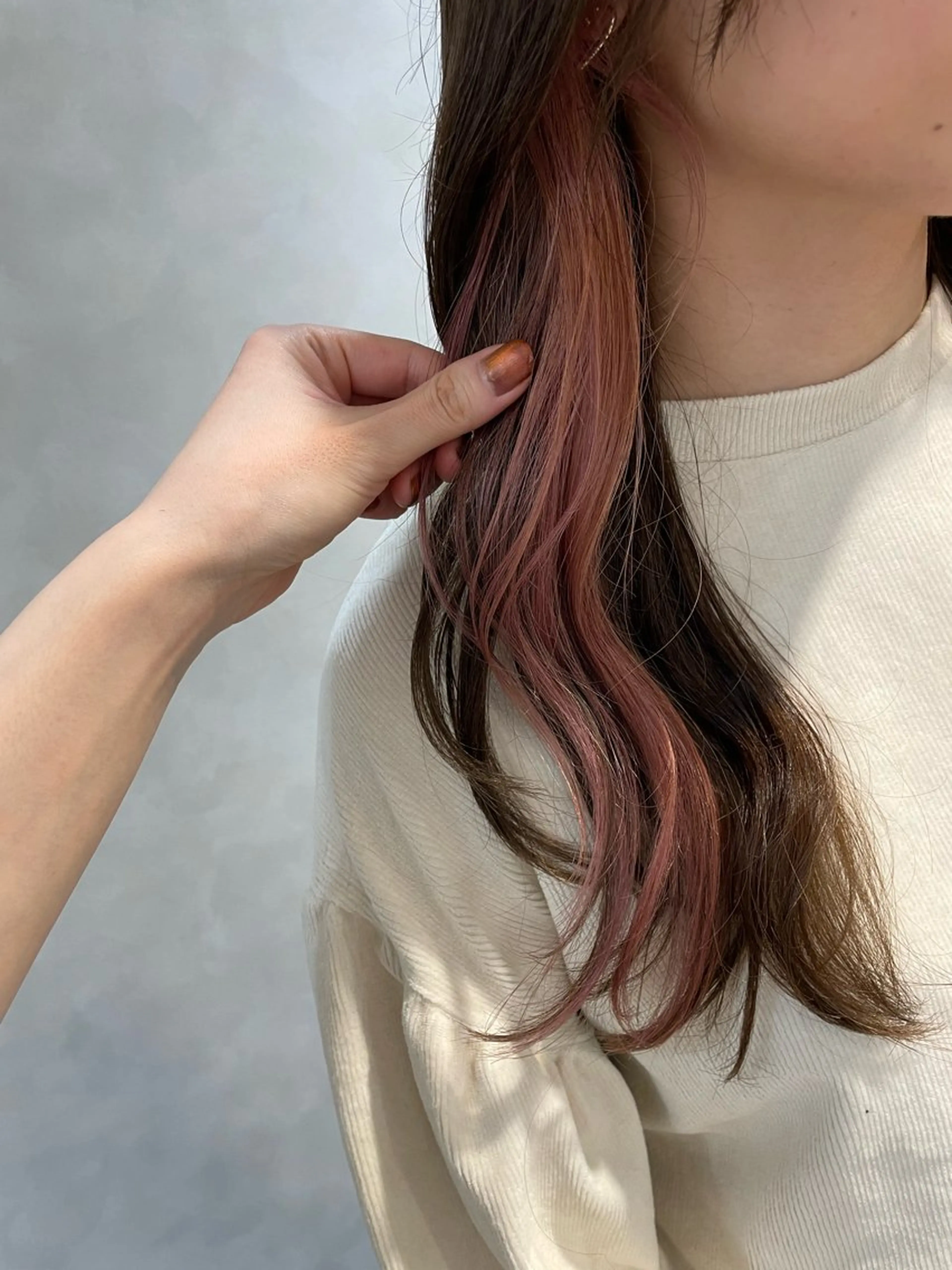 セミロング カラー Hatsune 🐯レイヤーカットのヘアスタイル