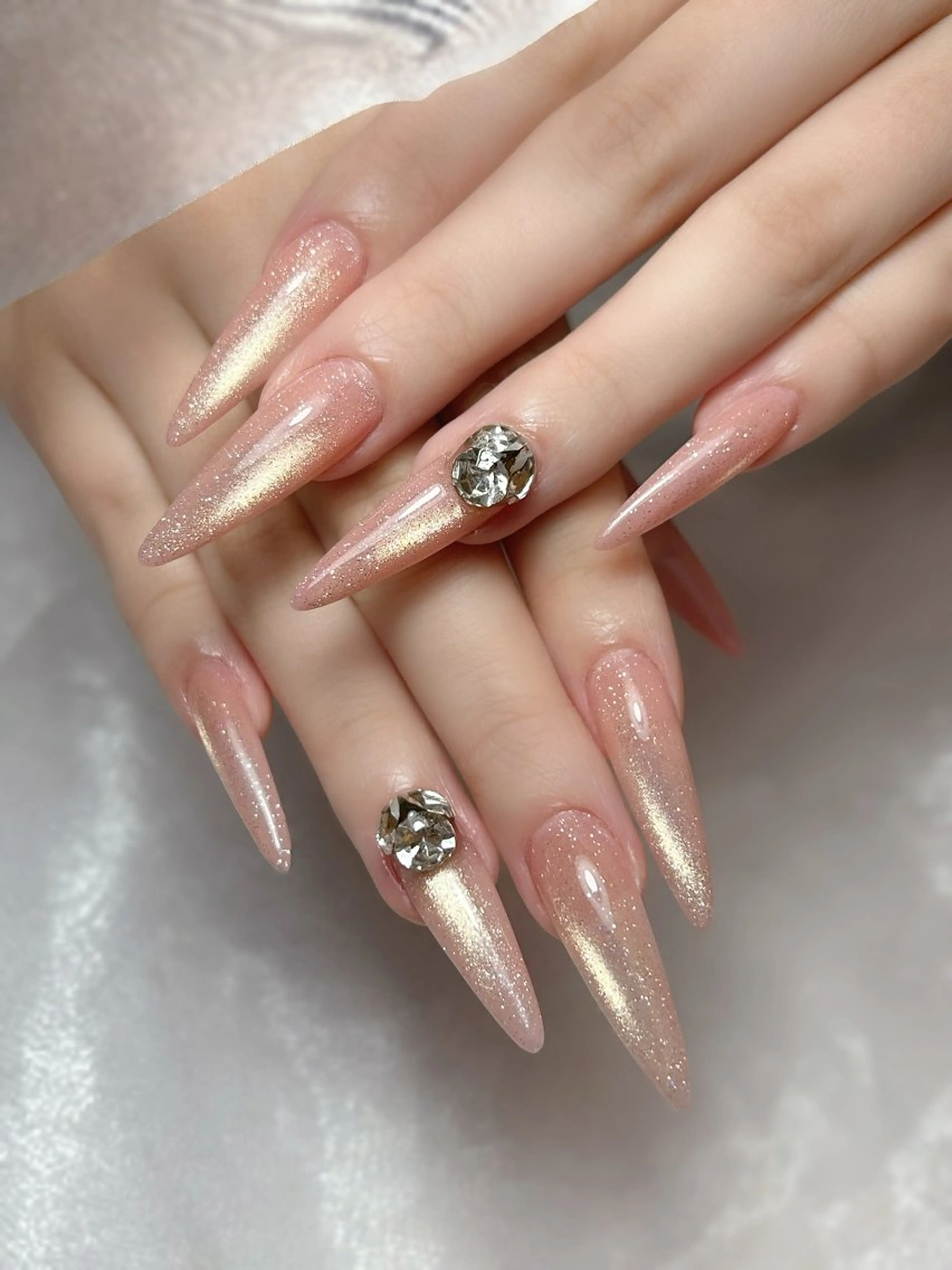 ネイル マグネットネイル マグネットワンカラー ワンカラーネイル 💅よしの ＠漆黒のネイルデザイン