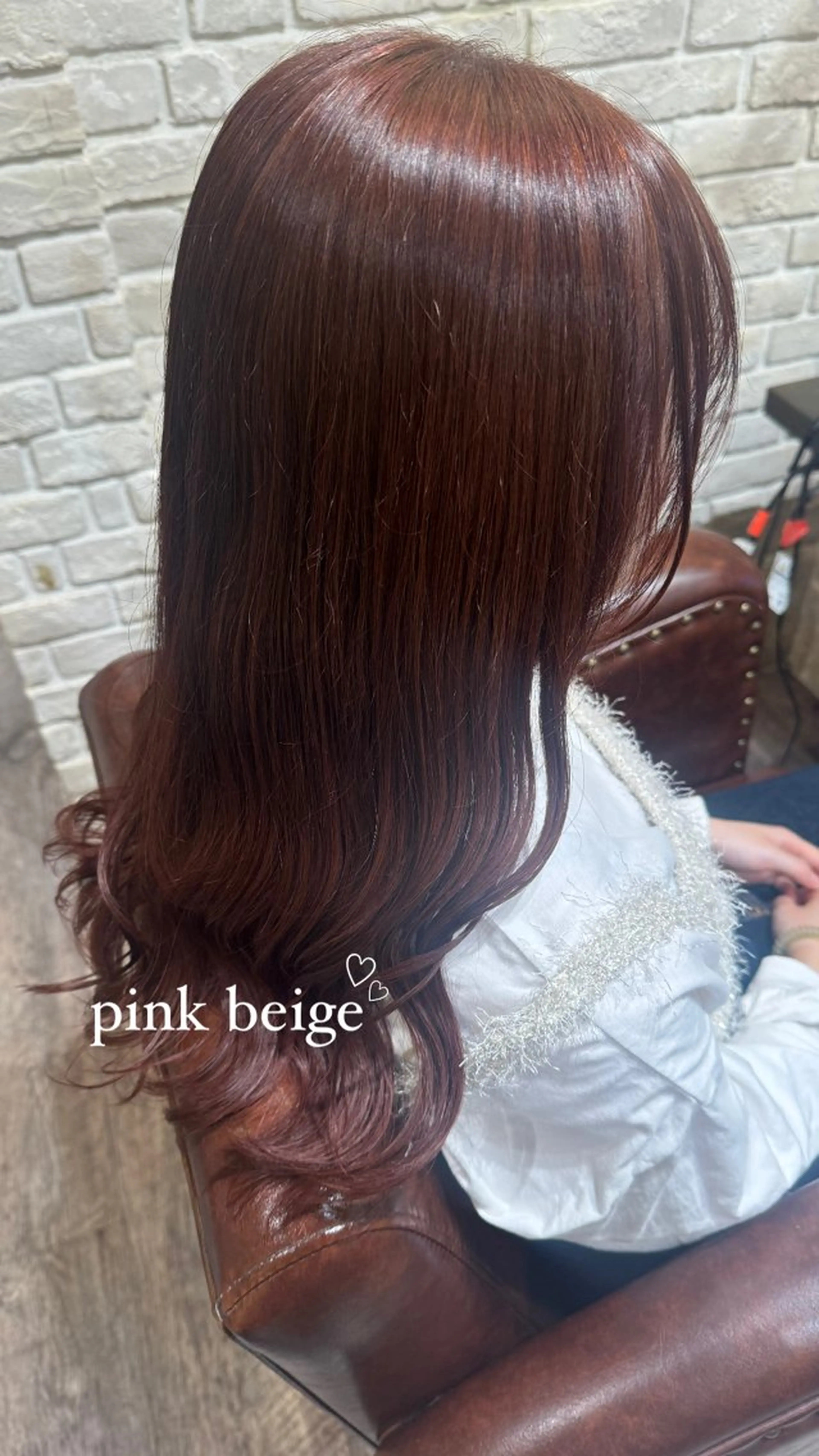 ロング カラー 野口 菜緒のヘアスタイル