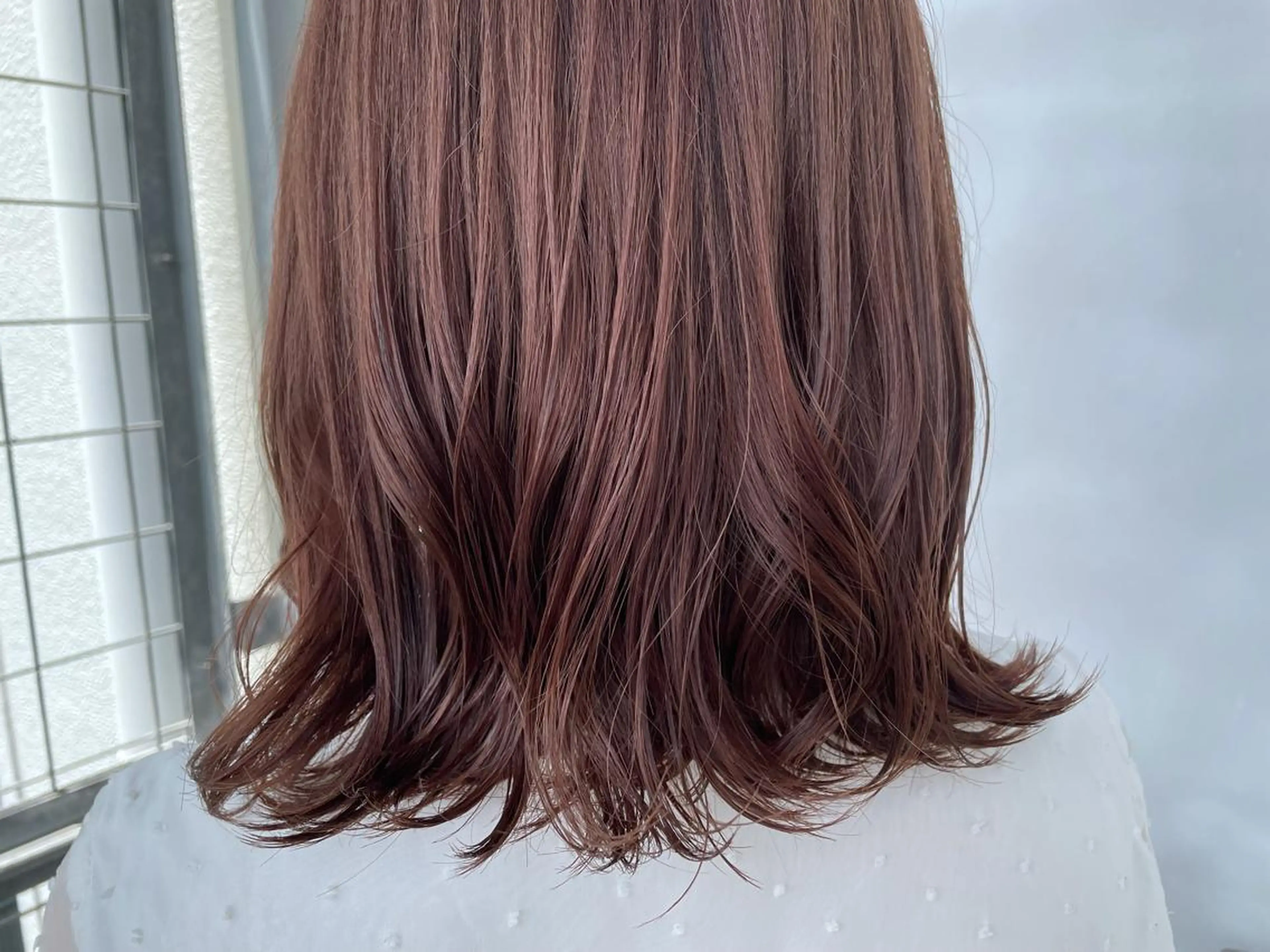 ミディアム カラー ベージュカラー ピンクカラー ピンクベージュ KAKONN【カコン】所属・【KAKONN】 yumikaのヘアスタイル