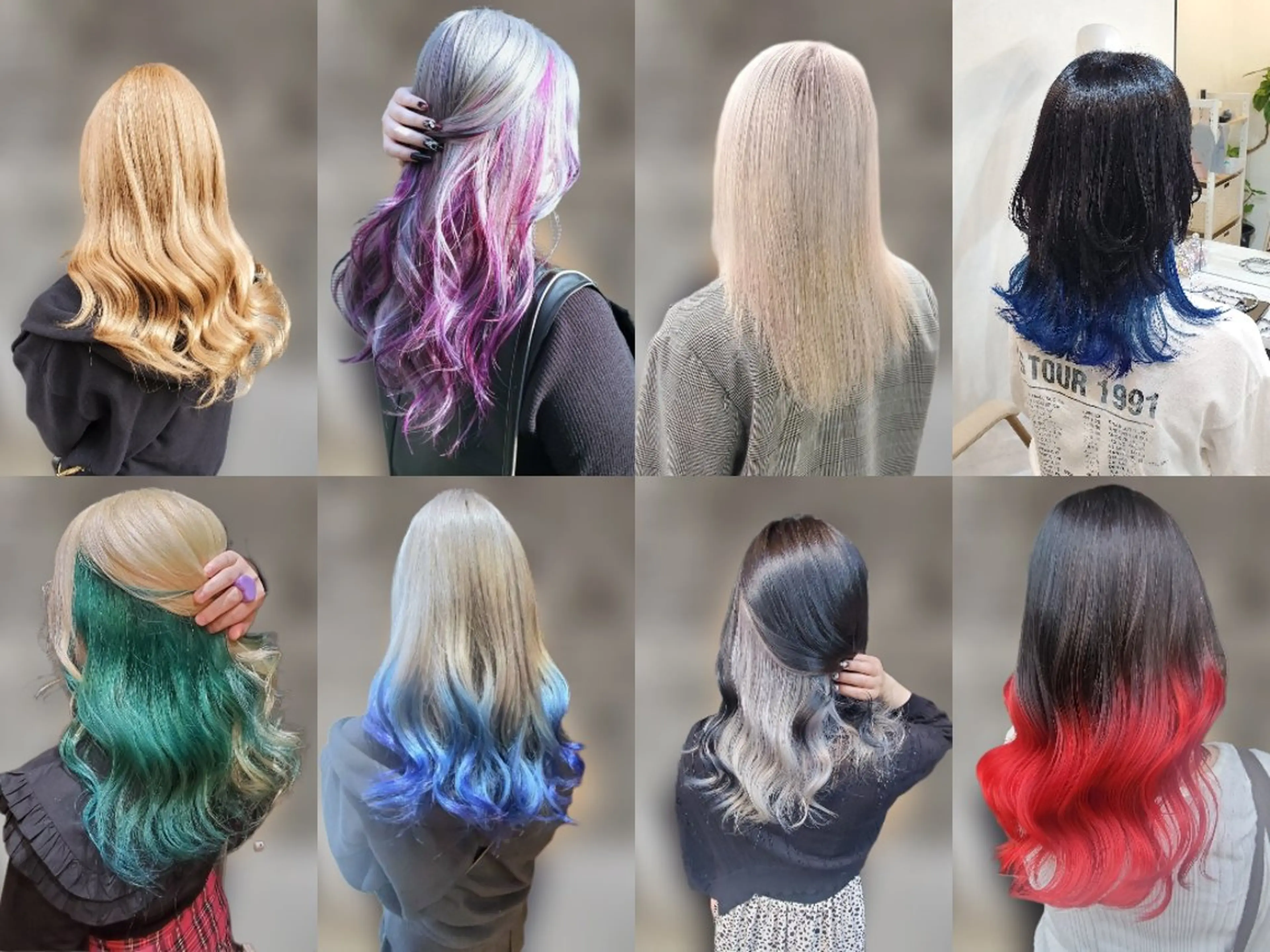 ロング カラー 派手髪/ハイトーン/ エクステ✨ユウキのヘアスタイル