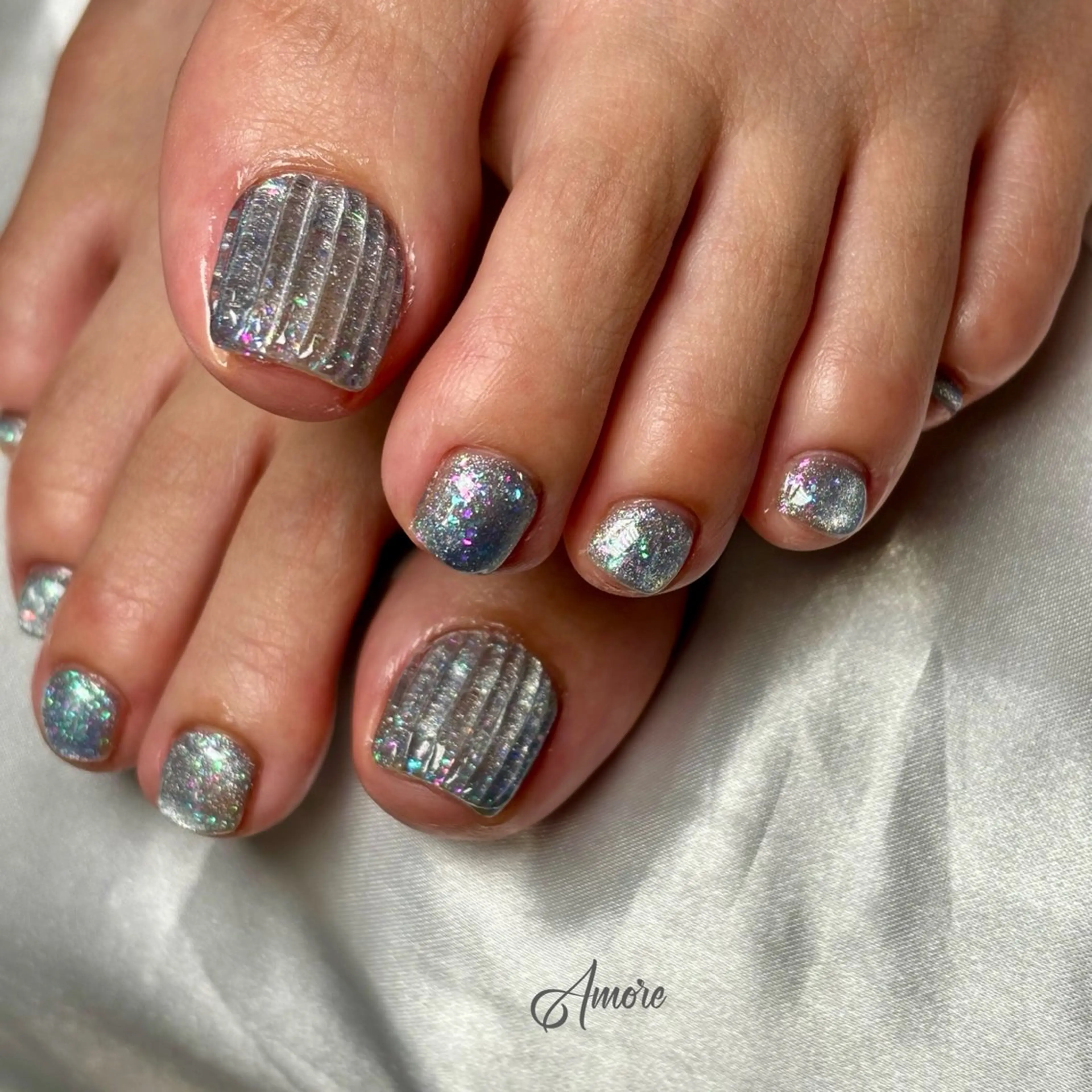 ネイル ジェルネイル キラキラネイル 韓国ネイル マグネットネイル パラジェル You kyehwaのネイルデザイン