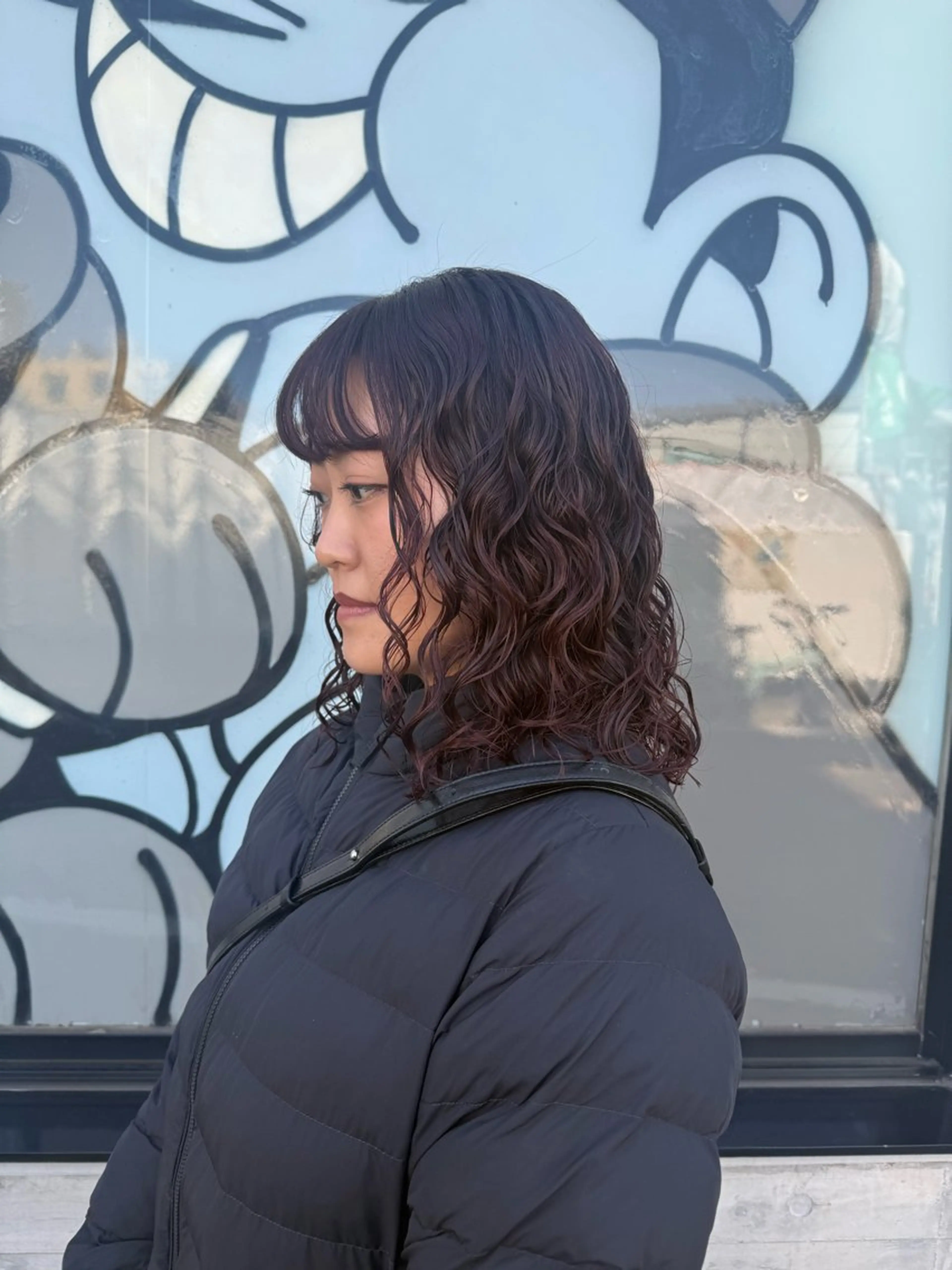 セミロング カット ヘアカラー パーマ トリートメント デジタルパーマ/ ウェーブパーマ/神野のヘアスタイル