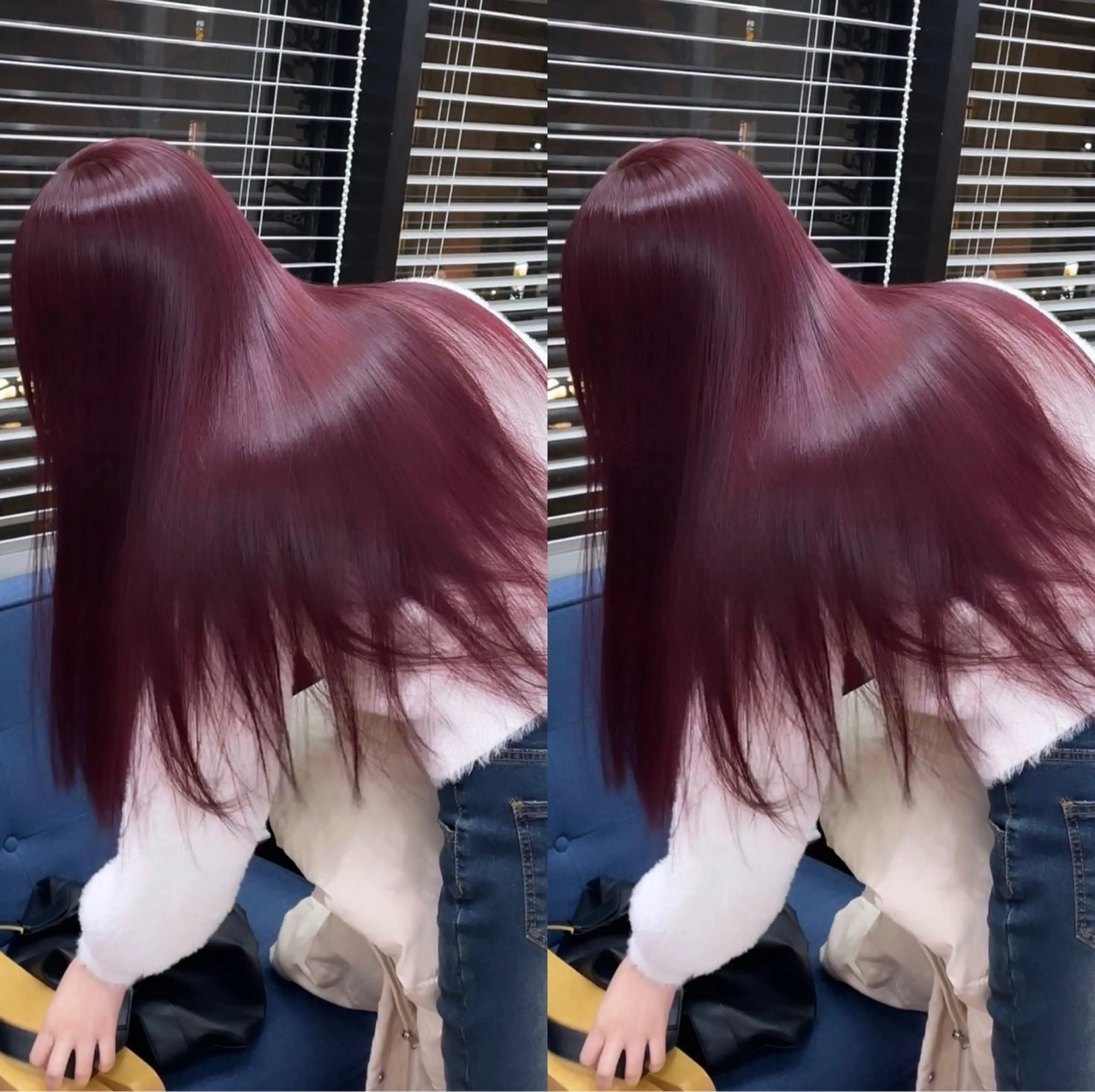ロング カラー トリートメント 透明感カラー/アレン ジ/misaki🎀のヘアスタイル