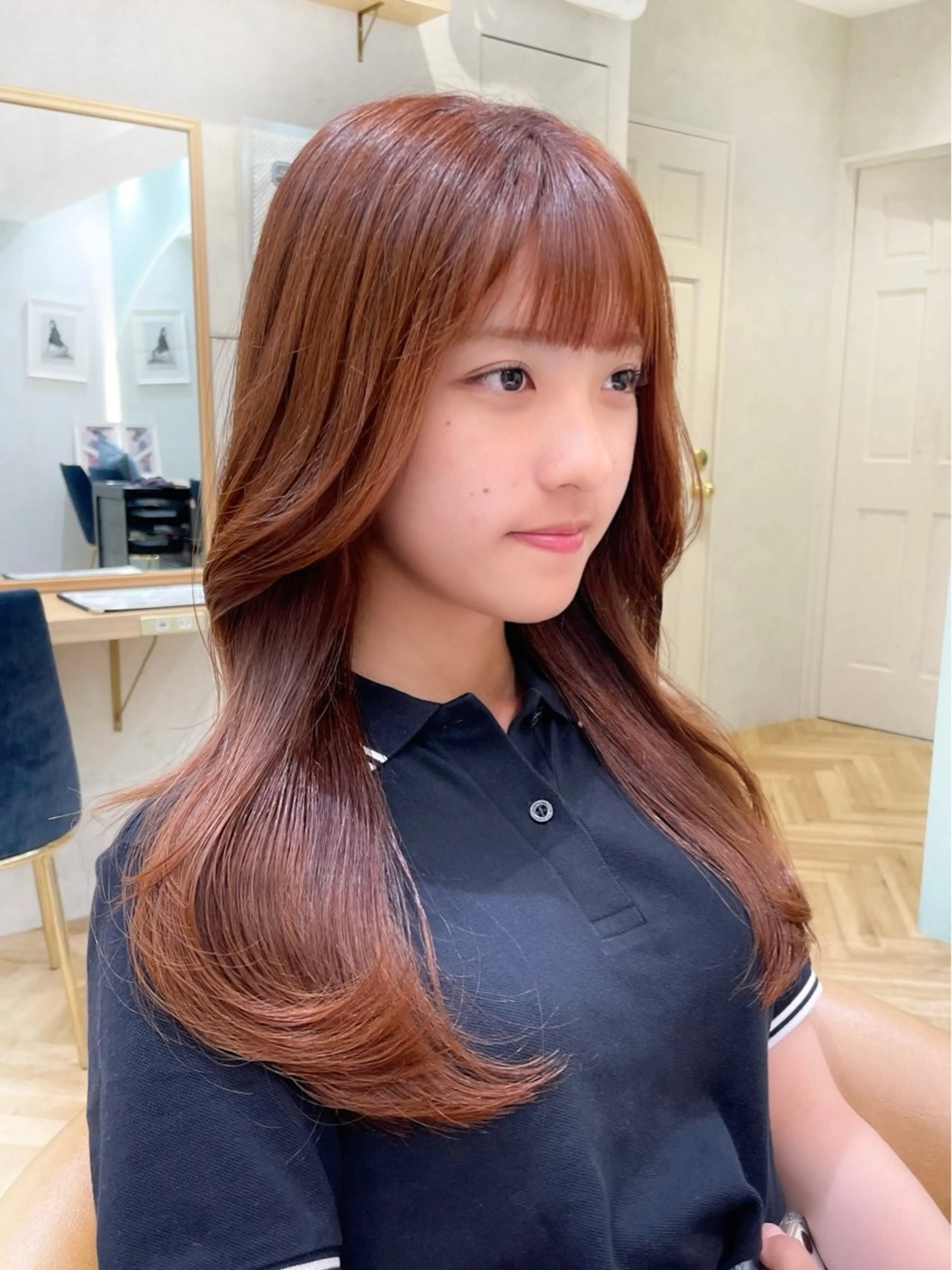 セミロング カット ヘアカラー トリートメント 育休中4/30- 予約受付/野崎かよのヘアスタイル