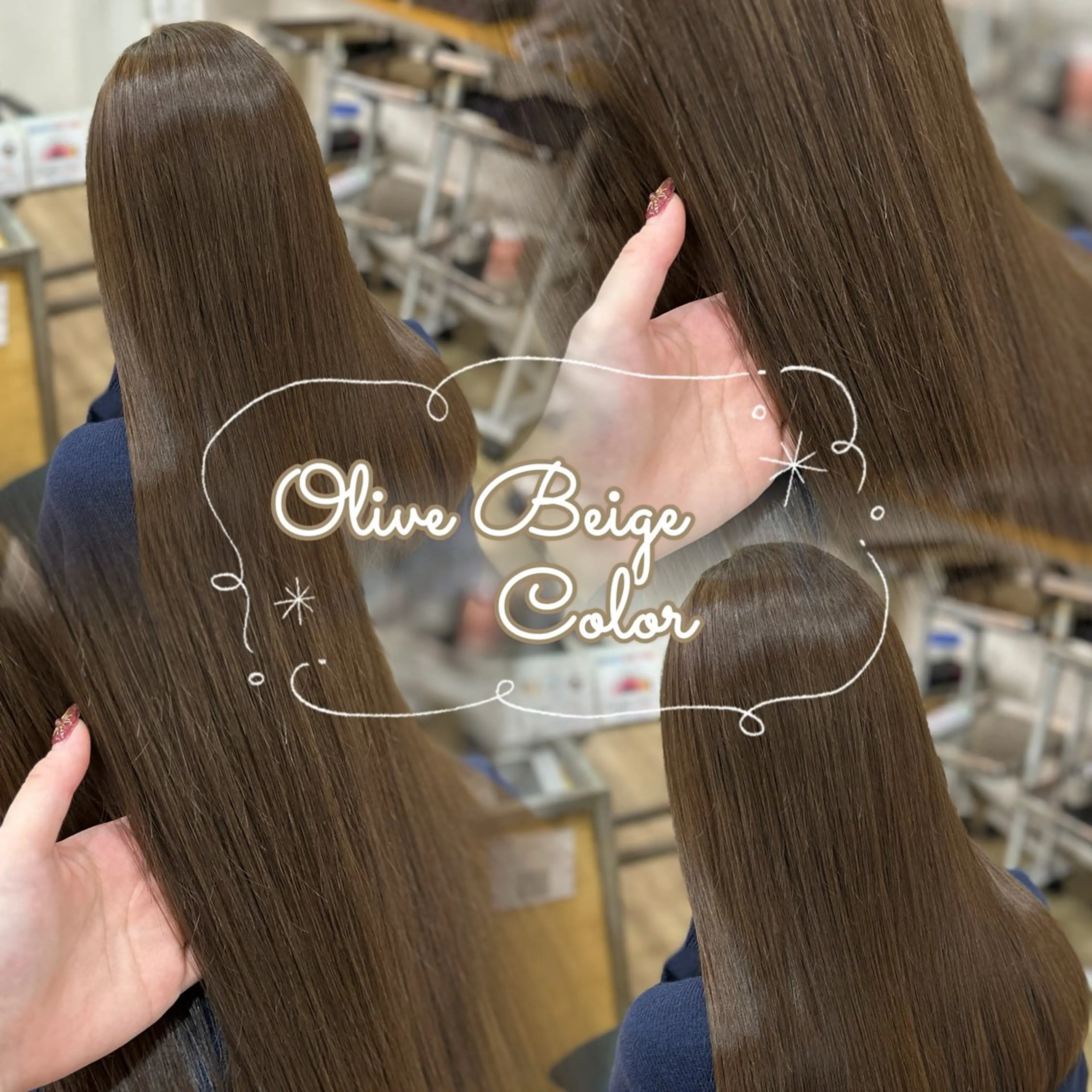 ロング カット ヘアカラー 🎀ITSUKI暖色 カラー/レイヤー🎀のヘアスタイル