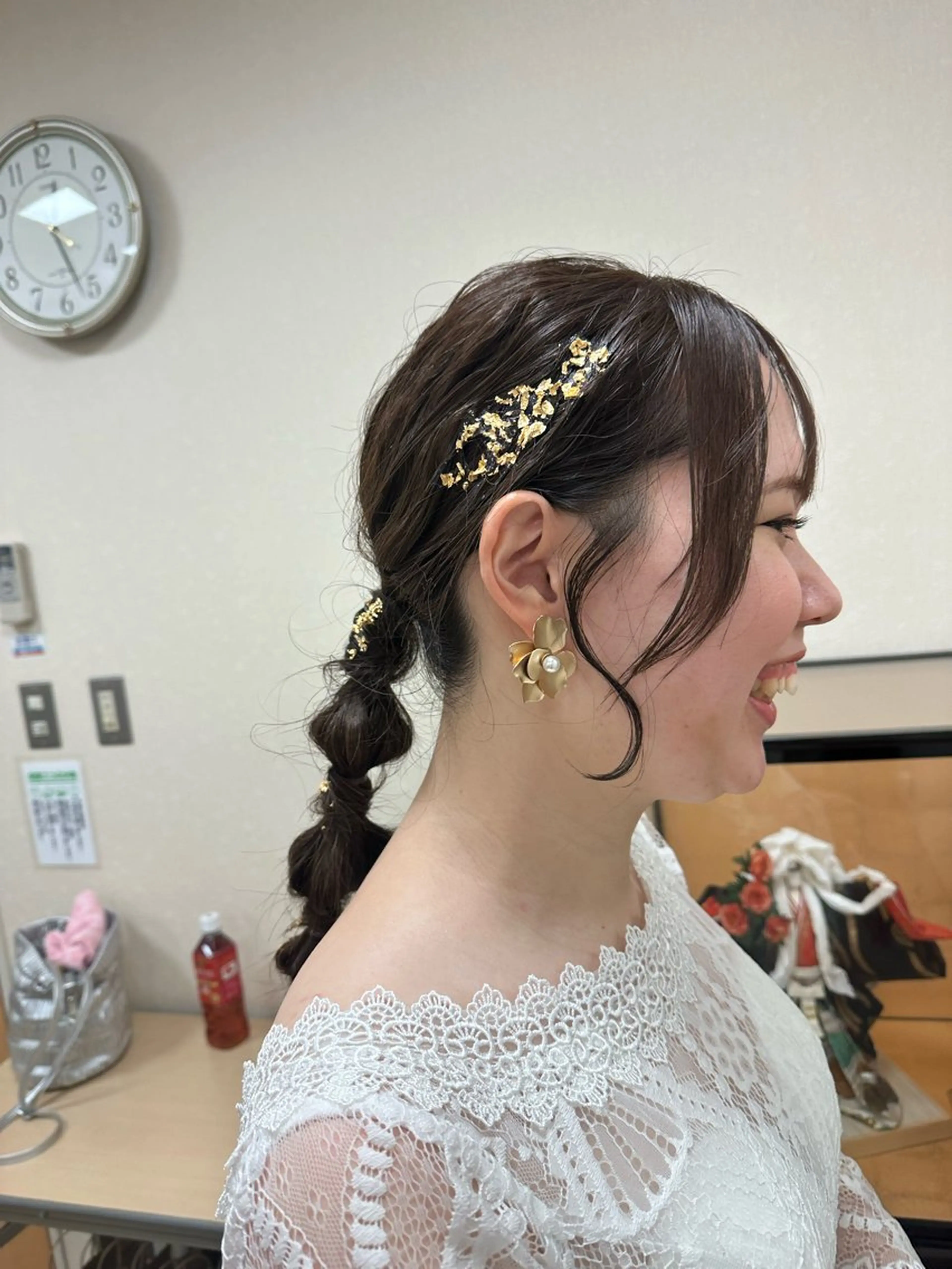 ヘアアレンジ ヘアセット ショート🌼パーマ 本間正子のヘアスタイル