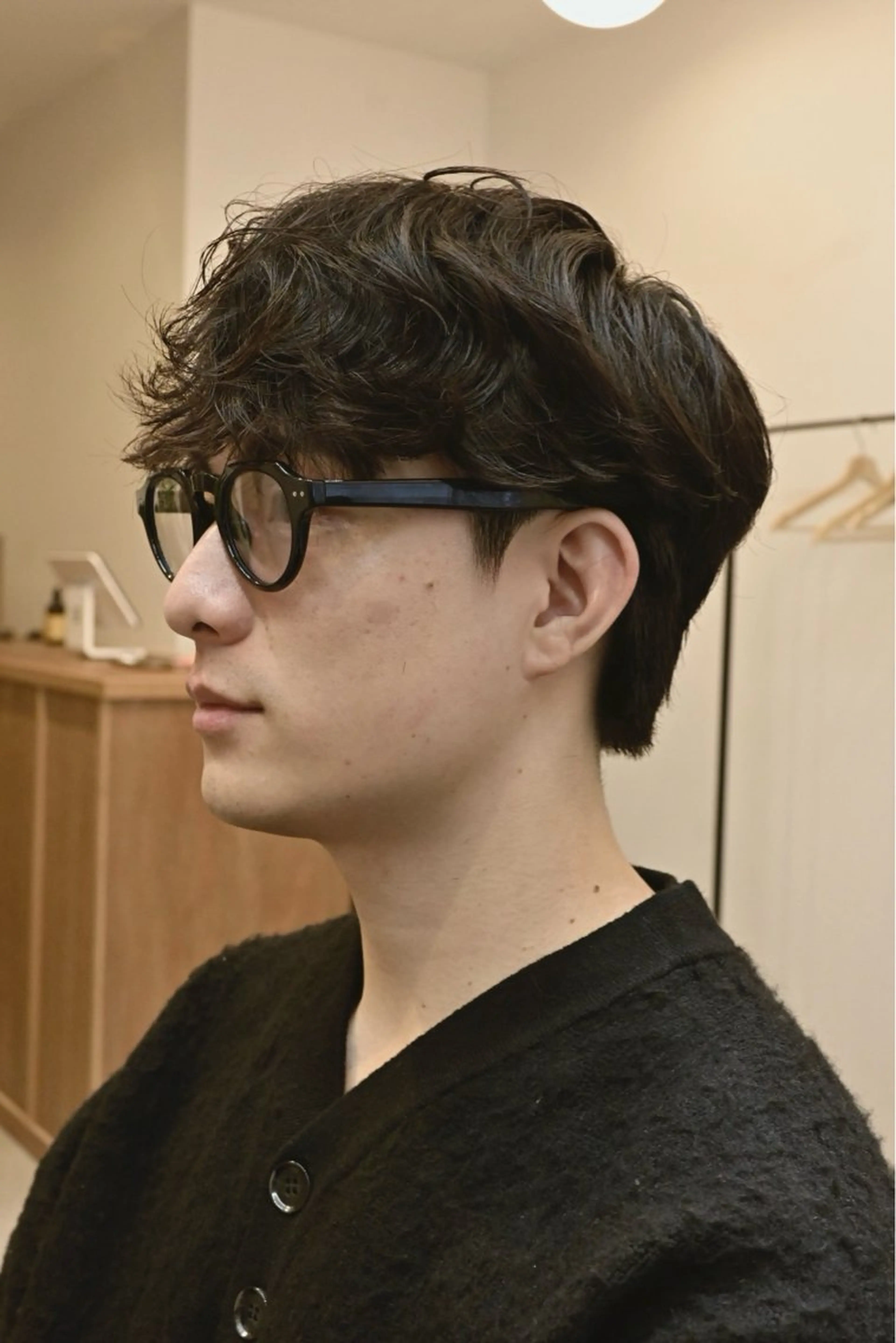 ショート パーマ メンズ カット パーマ BROWNbyif所属・津山幸次郎 大阪福島/メンズのヘアスタイル