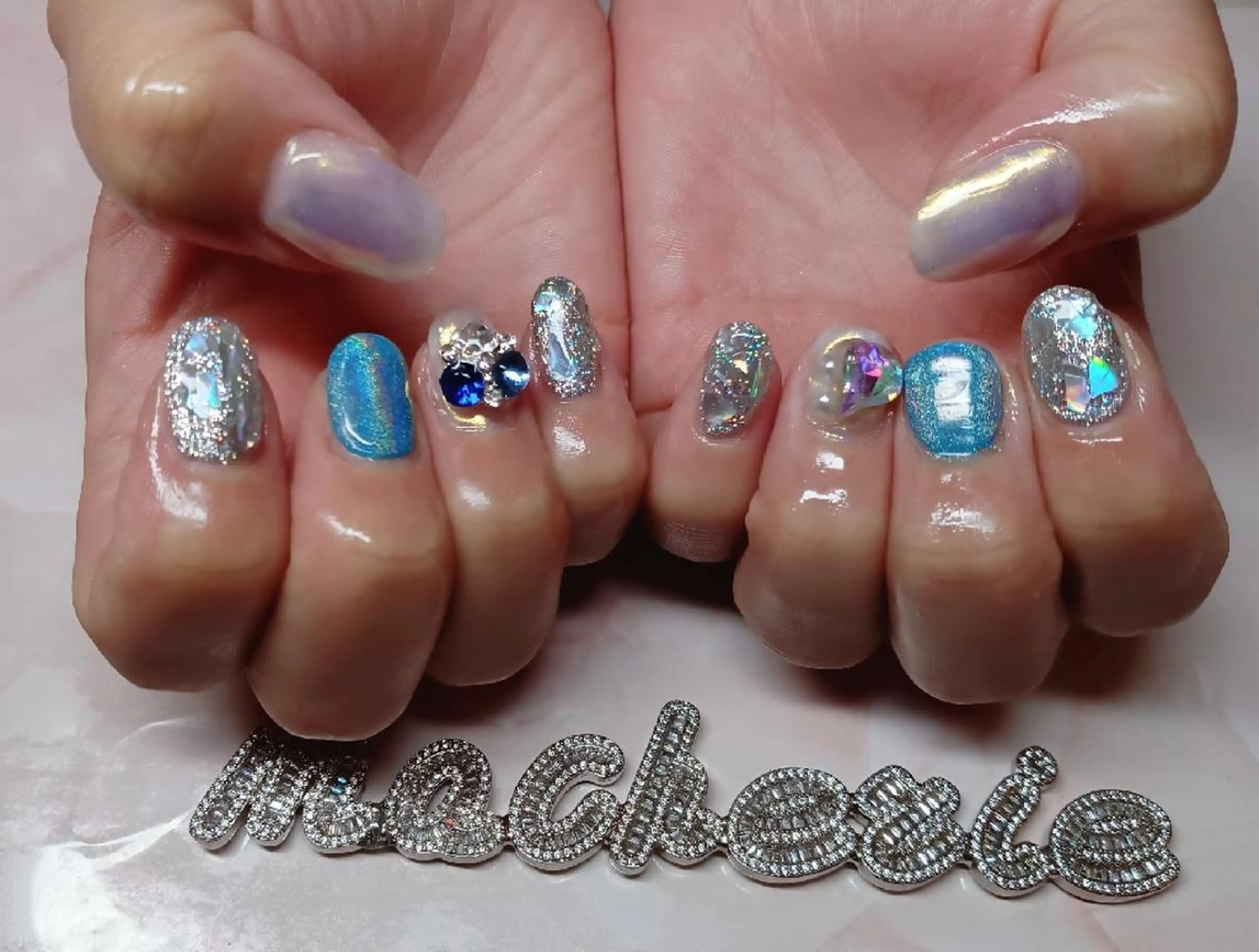 ネイル ミラーネイル ハンドネイル Nail Salon macherieのネイルデザイン
