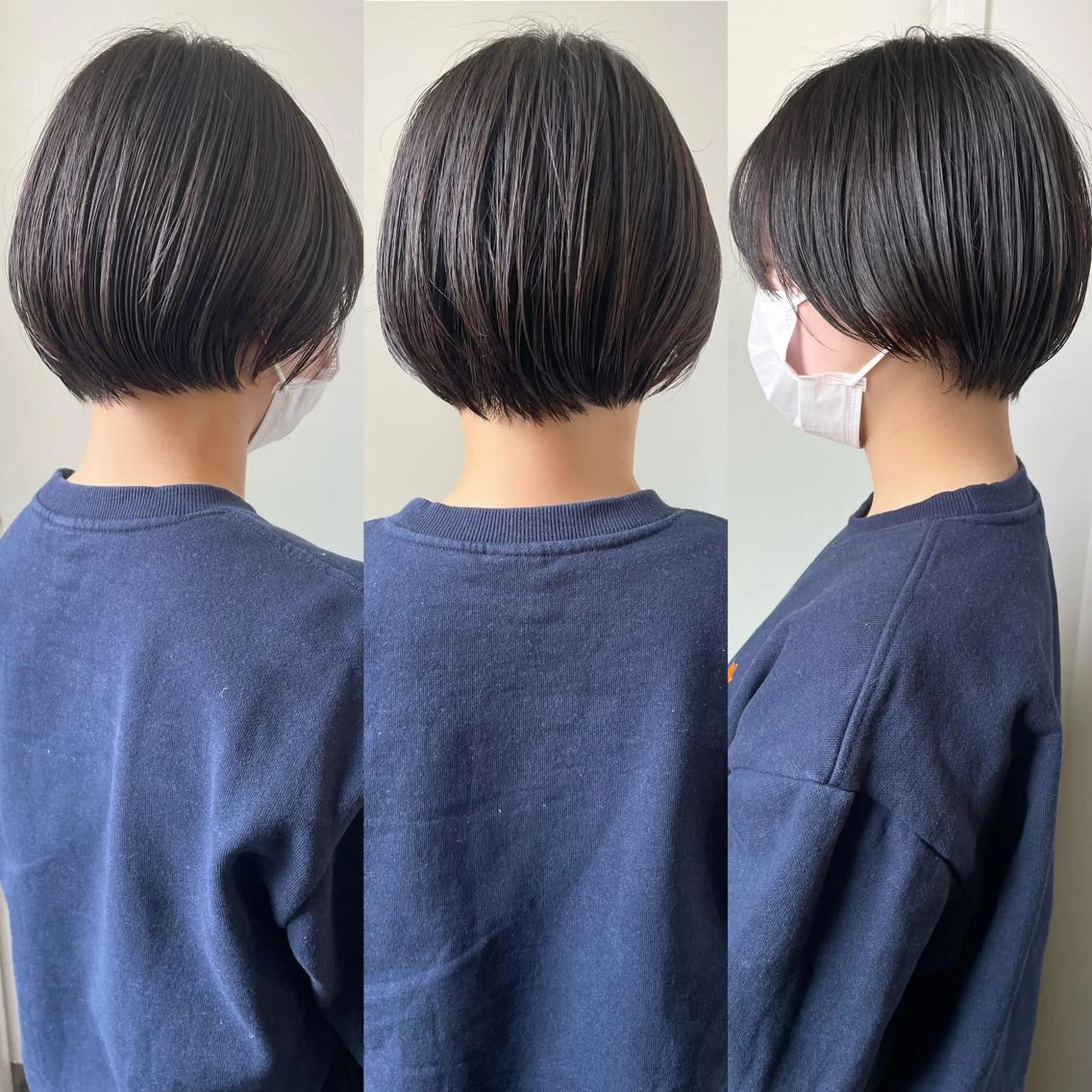 ショート カラー くびれヘア 似合わせカット ショートヘア 小顔カット カット ヘアカラー トリートメント 江上拓郎/ショート /酸性ストレートのヘアスタイル