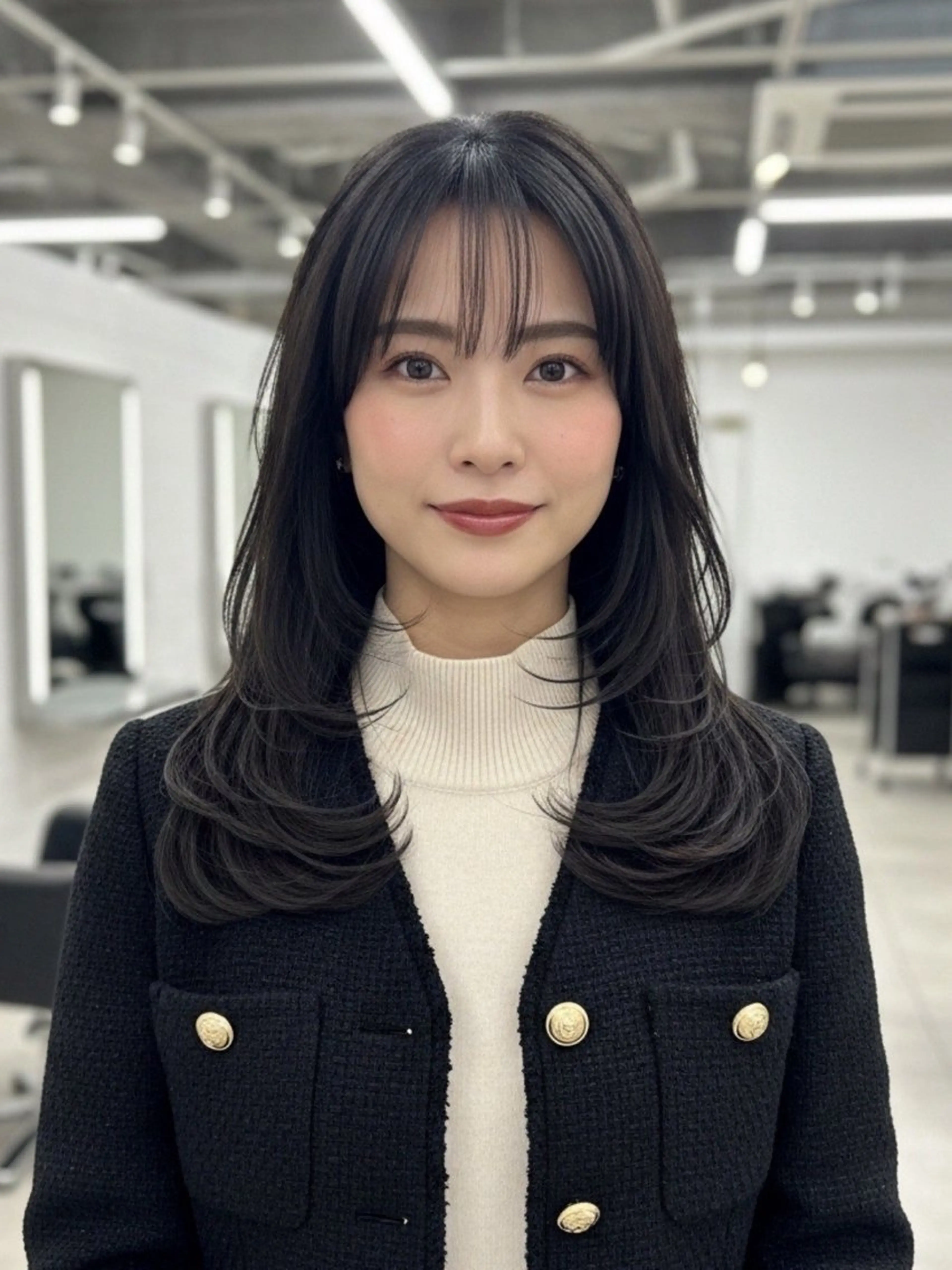 ロング 似合わせボブ✖️ 韓国レイヤー✨小関のヘアスタイル