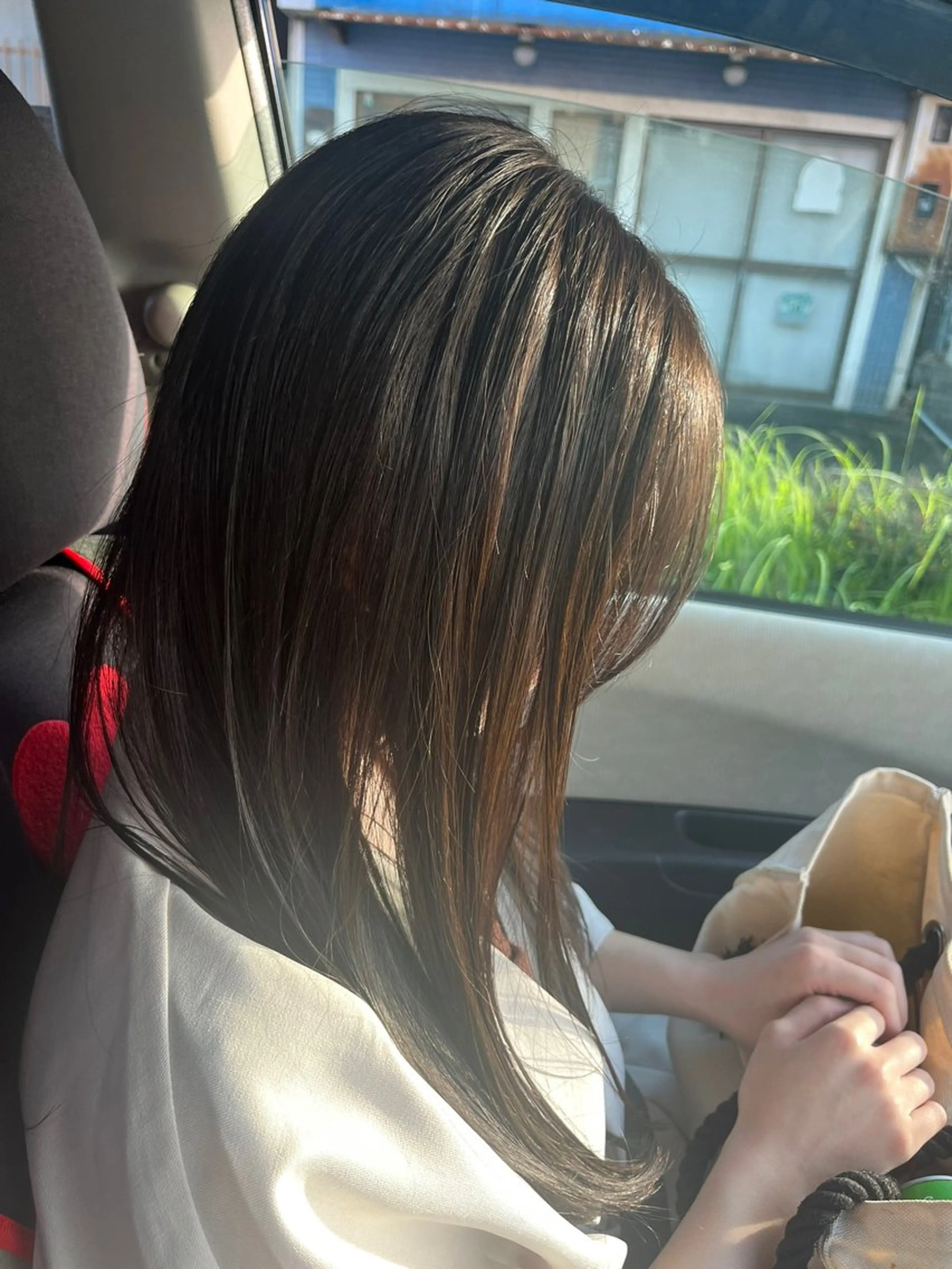 ロング カラー 森 理音のヘアスタイル