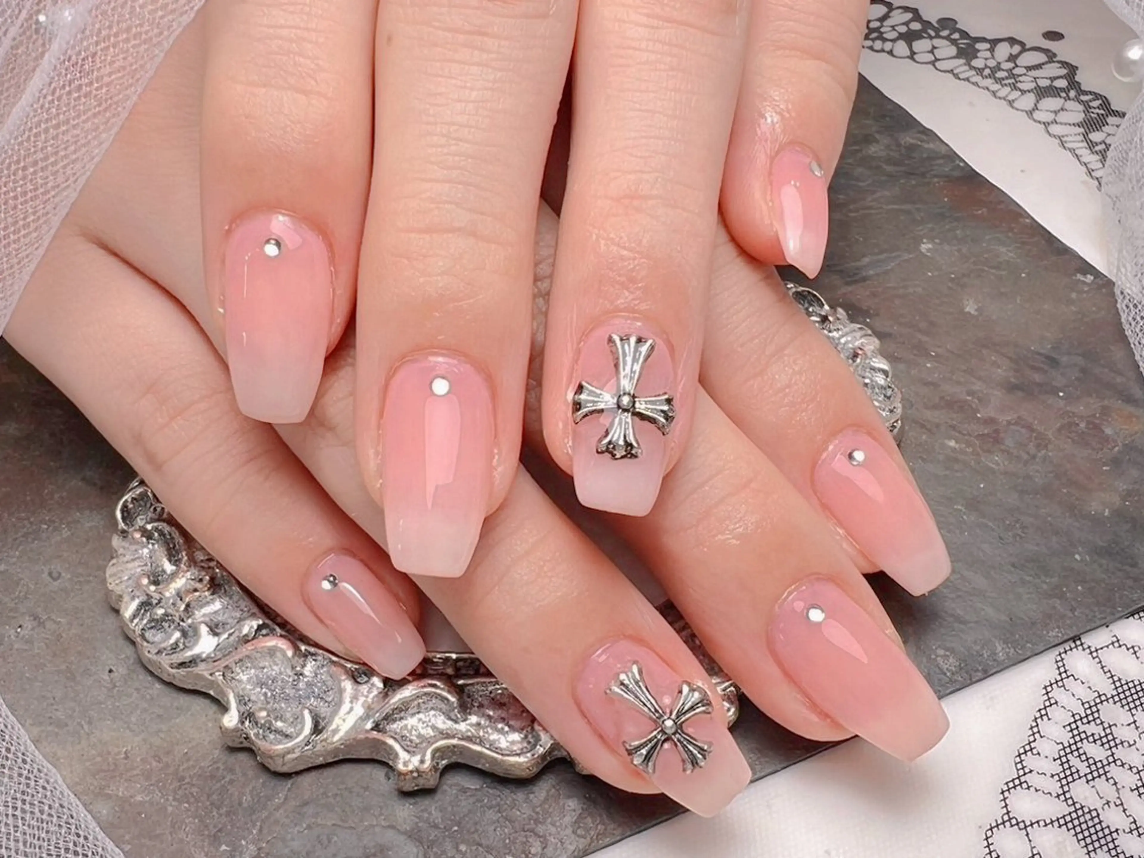 ネイル マジック ミラーのネイルデザイン