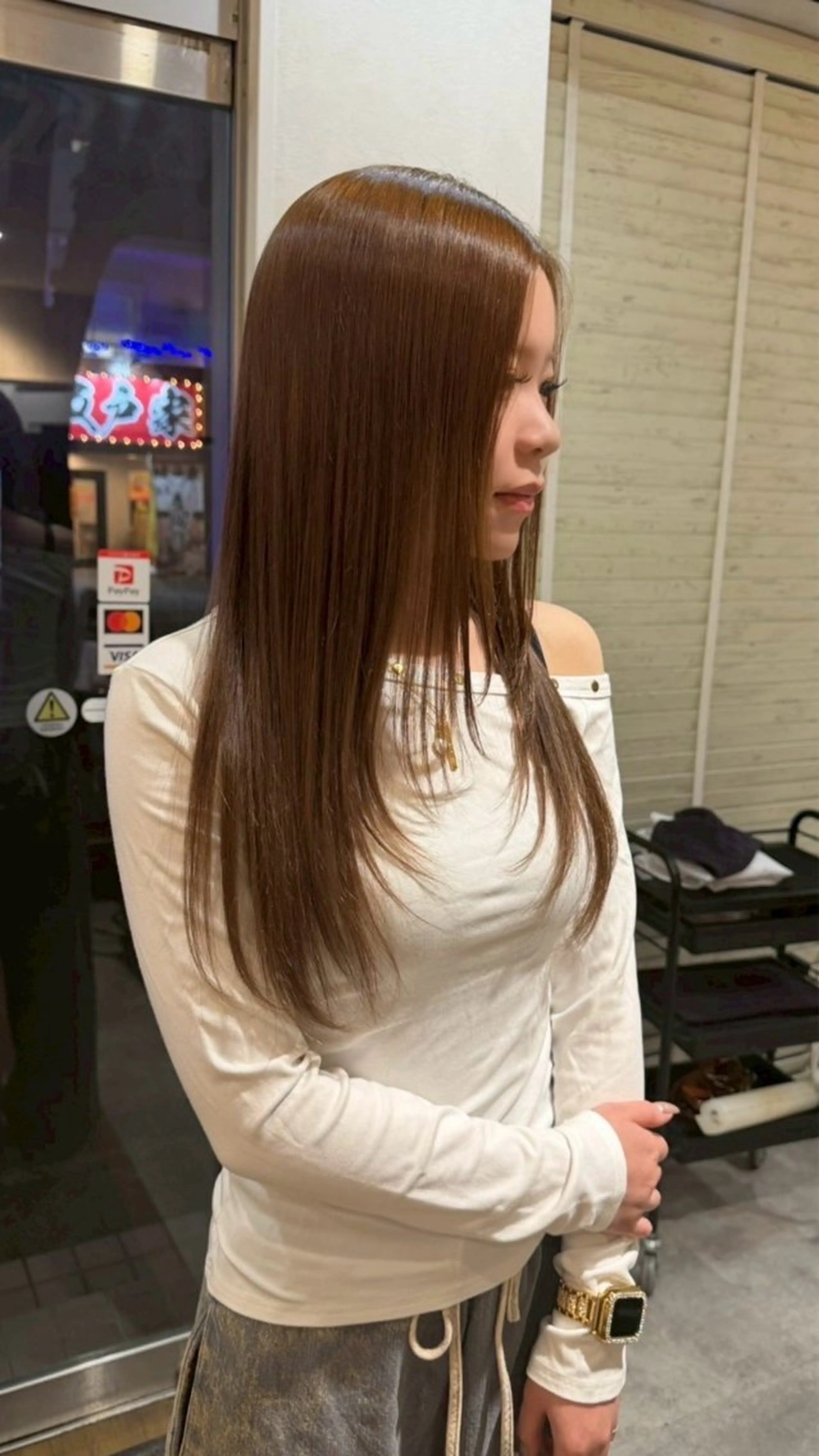ロング 松本 羅華のヘアスタイル