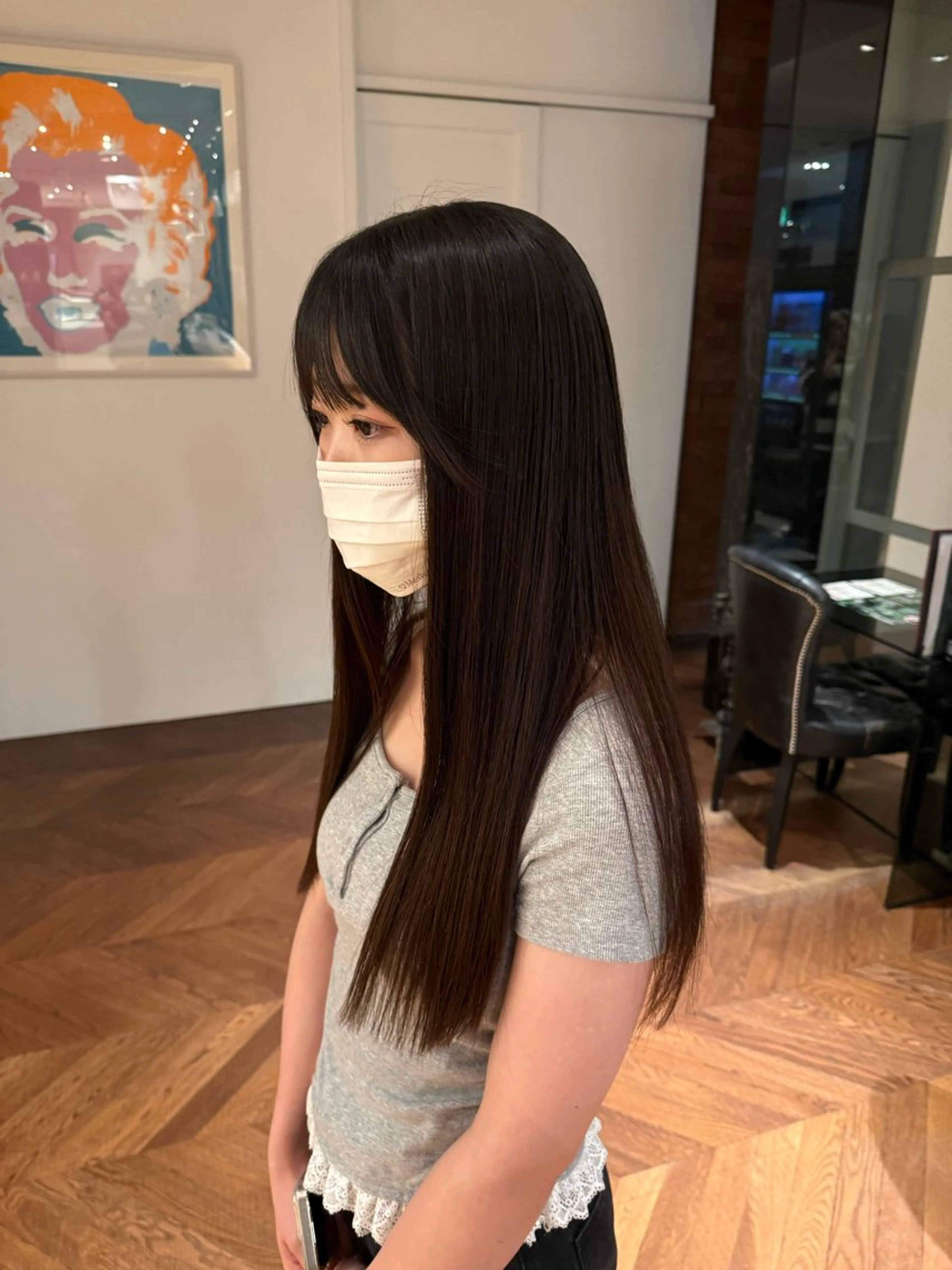 ロング SARA山口caz カット/パーマのヘアスタイル