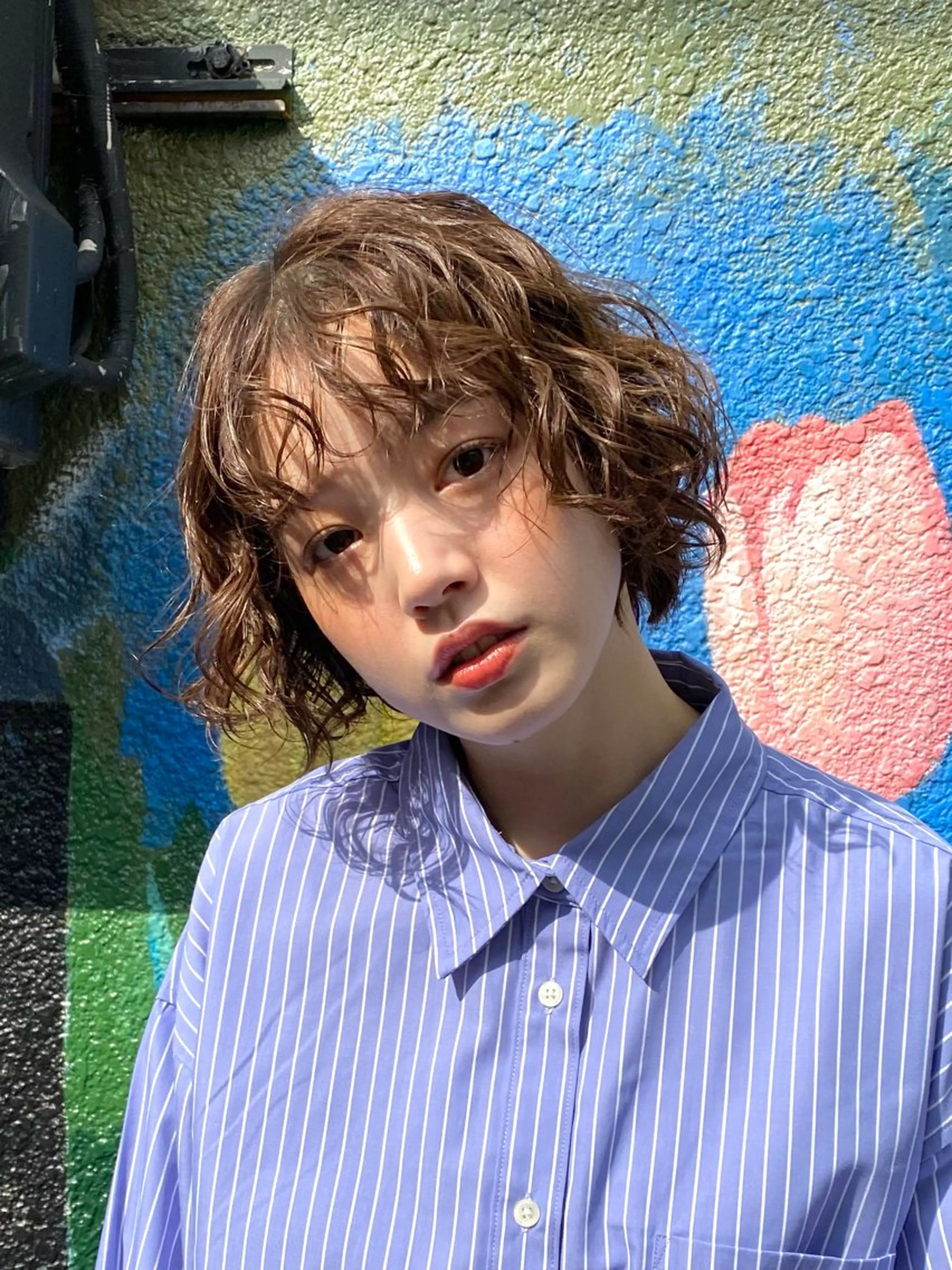 20時限定　女性限定U28カット➕パーマ➕りんご幹細胞トリートメント🍎の写真