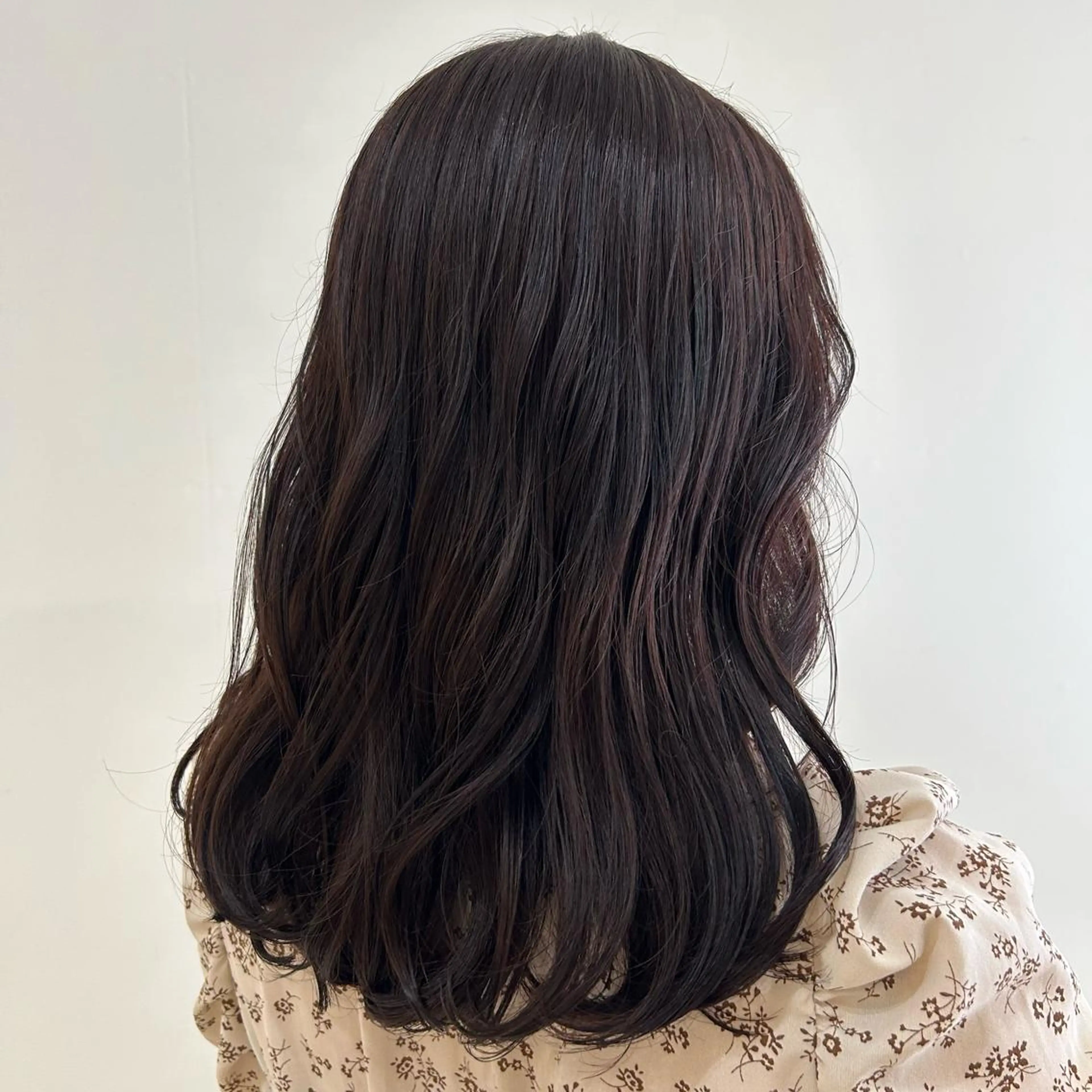 セミロング ヨシンモリ カット ヘアカラー トリートメント 💚 nao💚のヘアスタイル