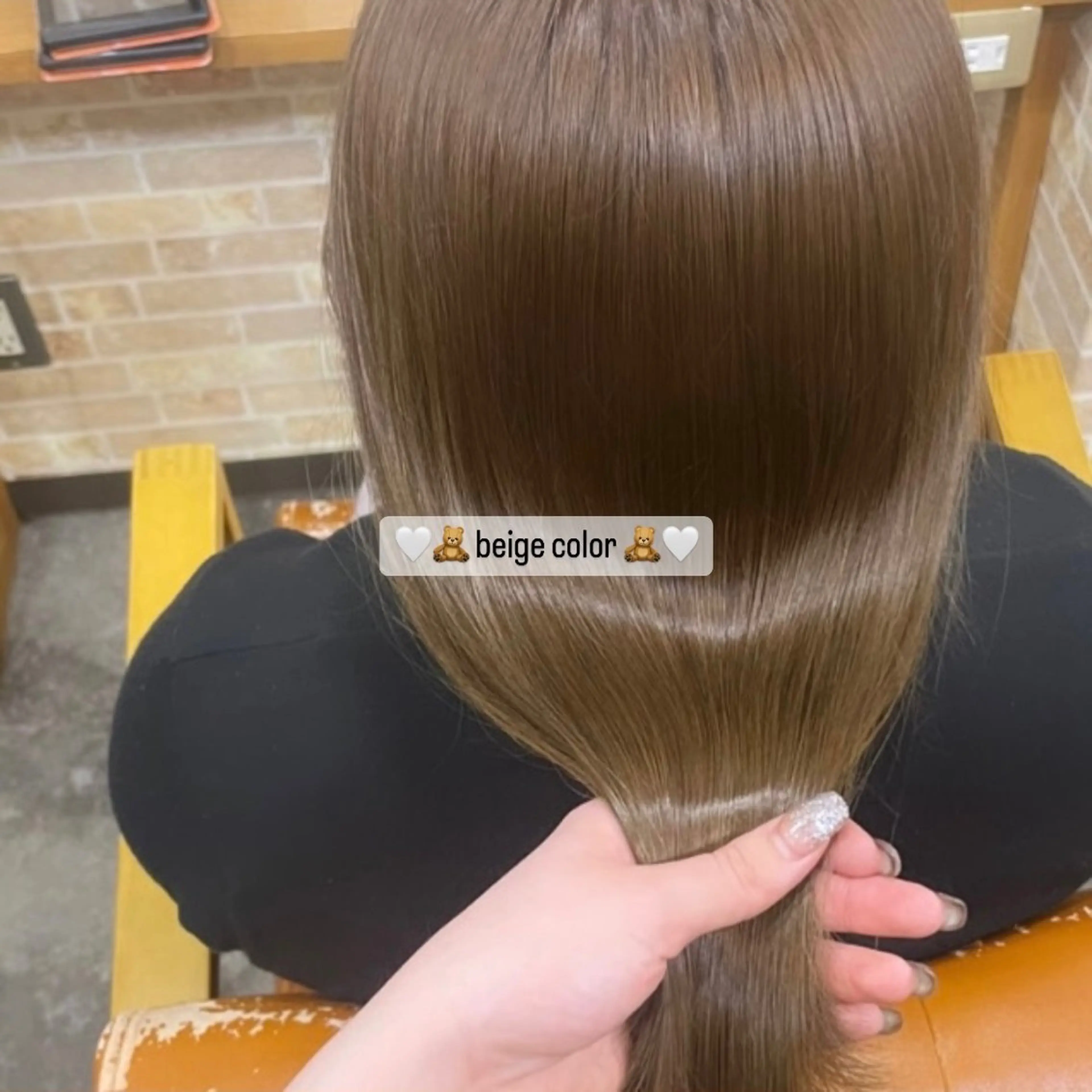 セミロング カラー 𝐑𝐢𝐤𝐚 ໒꒱♡のヘアスタイル