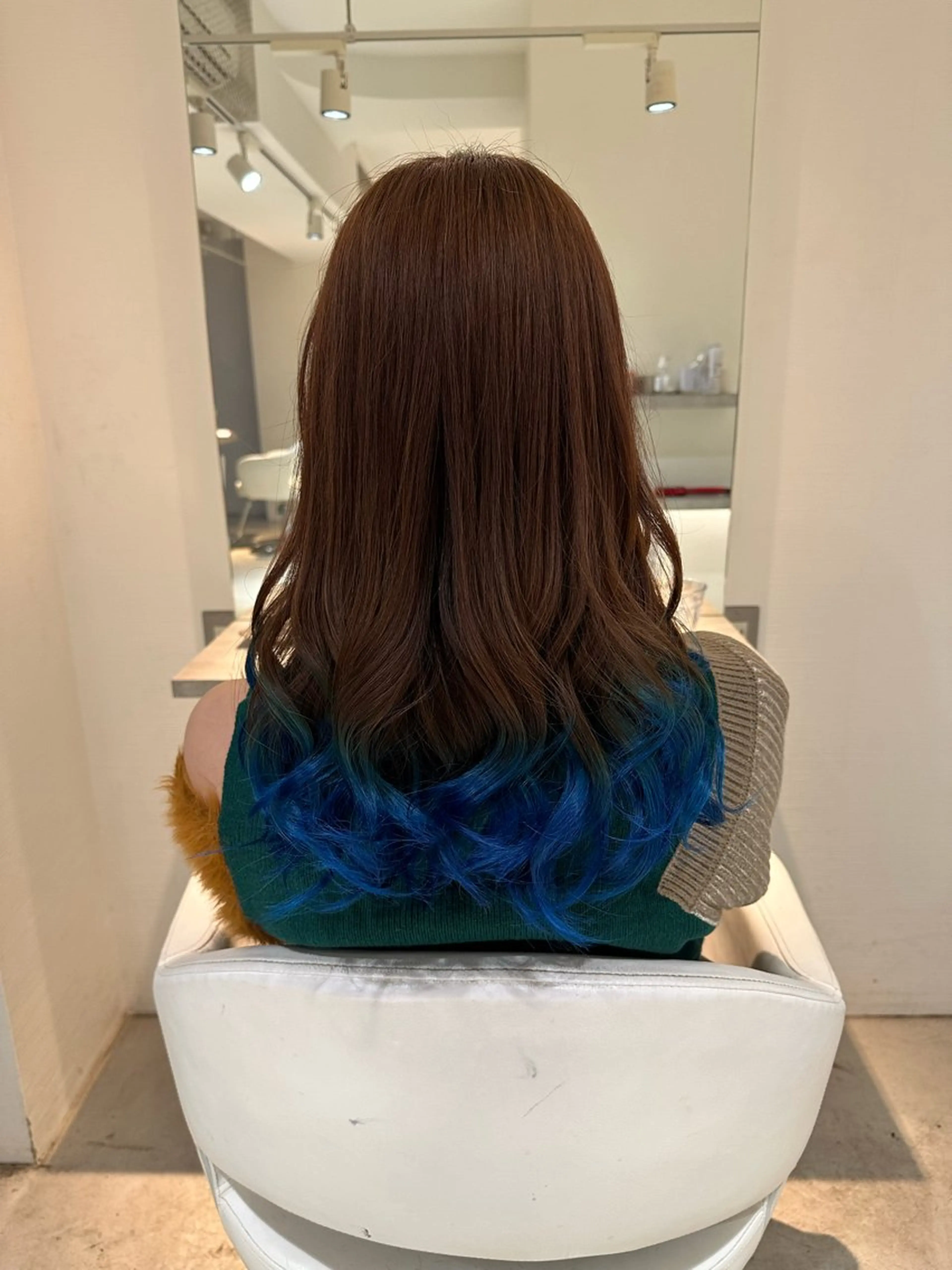 ロング カラー パーマ 髪質改善 トリートメント 🌈ハイトーン髪質改 善🌈polon🌟のヘアスタイル