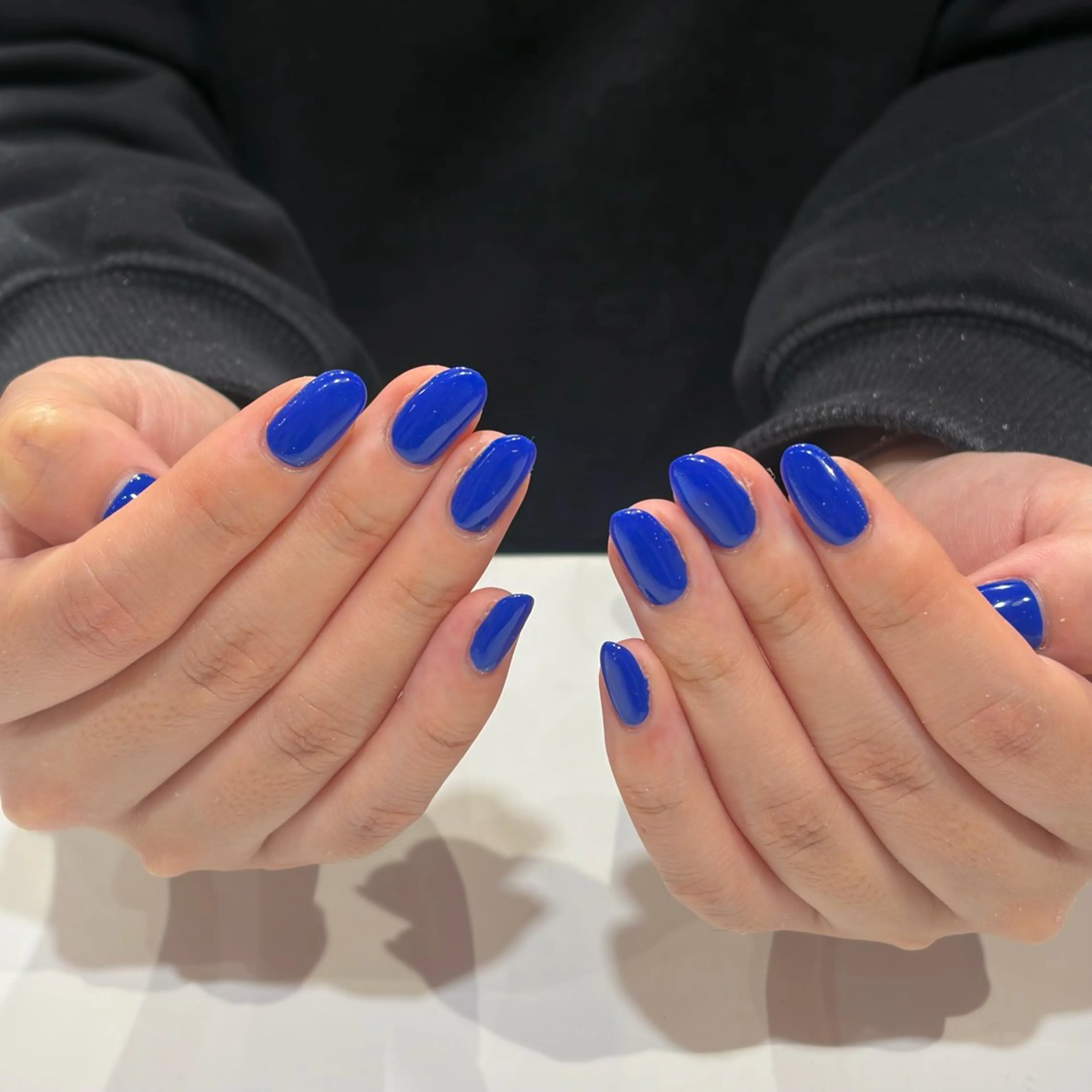 ネイル ワンカラーネイル SHELL NAIL ホノカ🤍のネイルデザイン