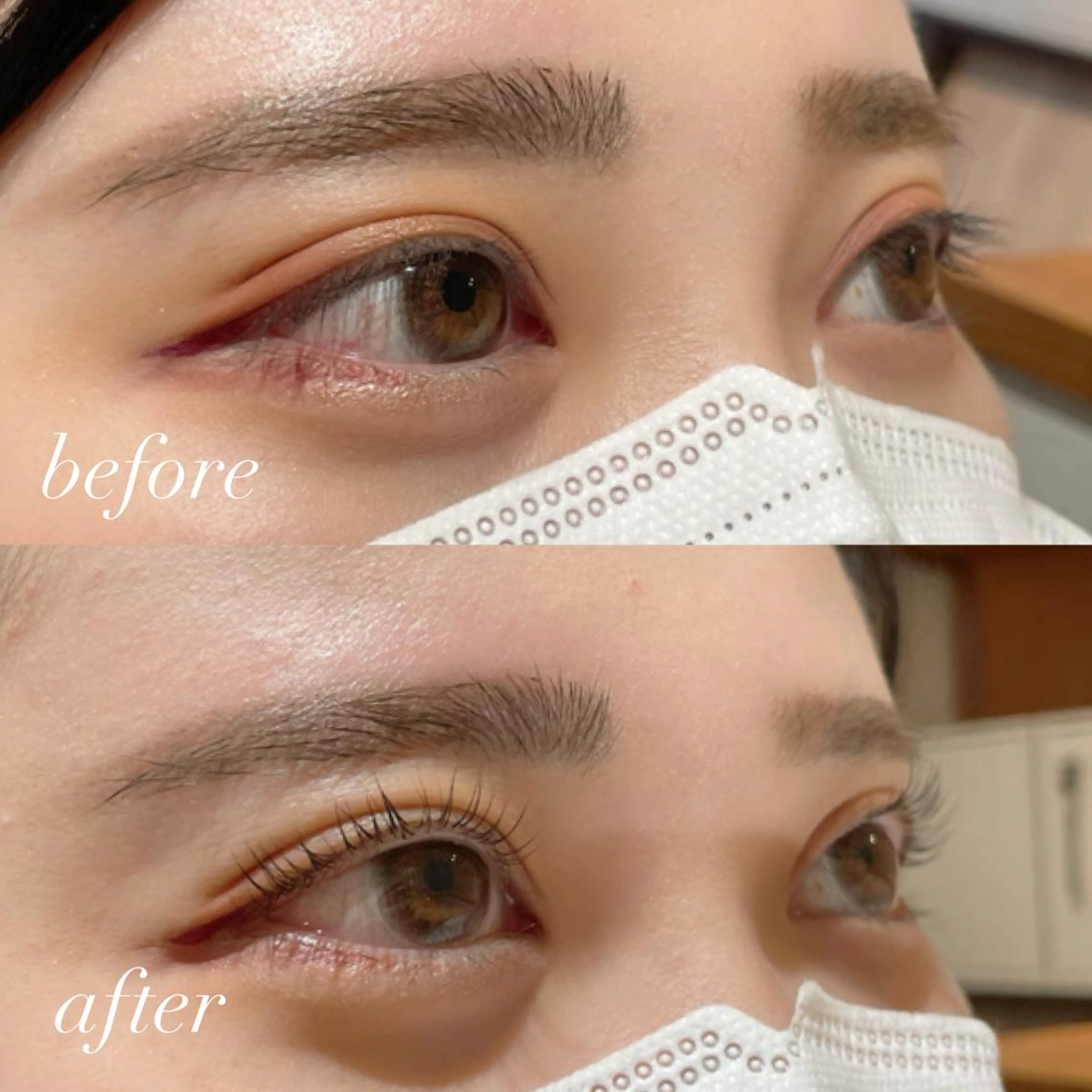 マツエク・マツパ パリジェンヌラッシュリフト マツパ レイヤー/顔まわり /亀戸錦糸町/なつきのヘアスタイル