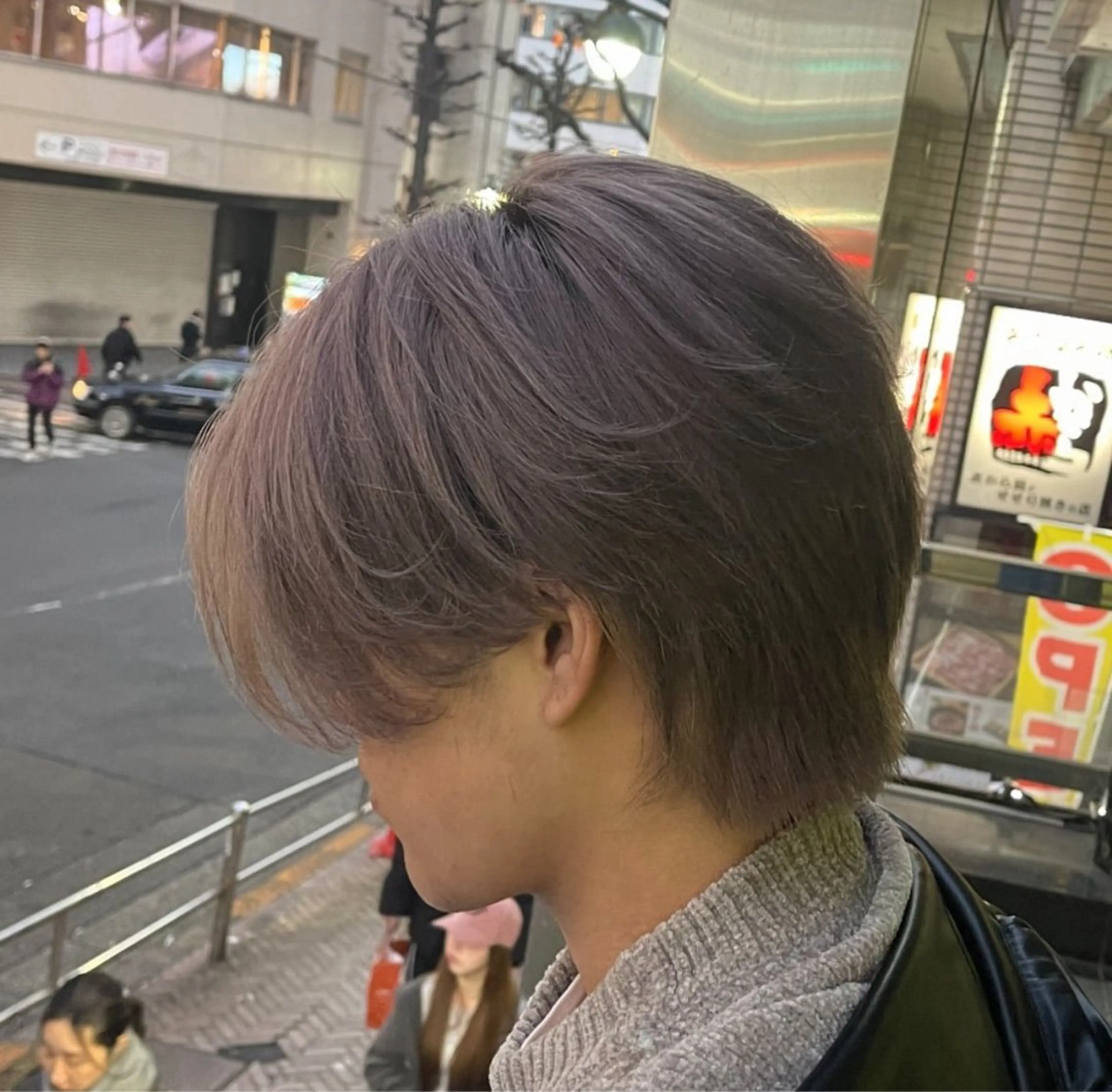 カラー メンズ メンズブリーチ メンズパーマ ブリーチ カット ヘアカラー メンズパーマ専門 /縦落ち/渋谷駅近のヘアスタイル