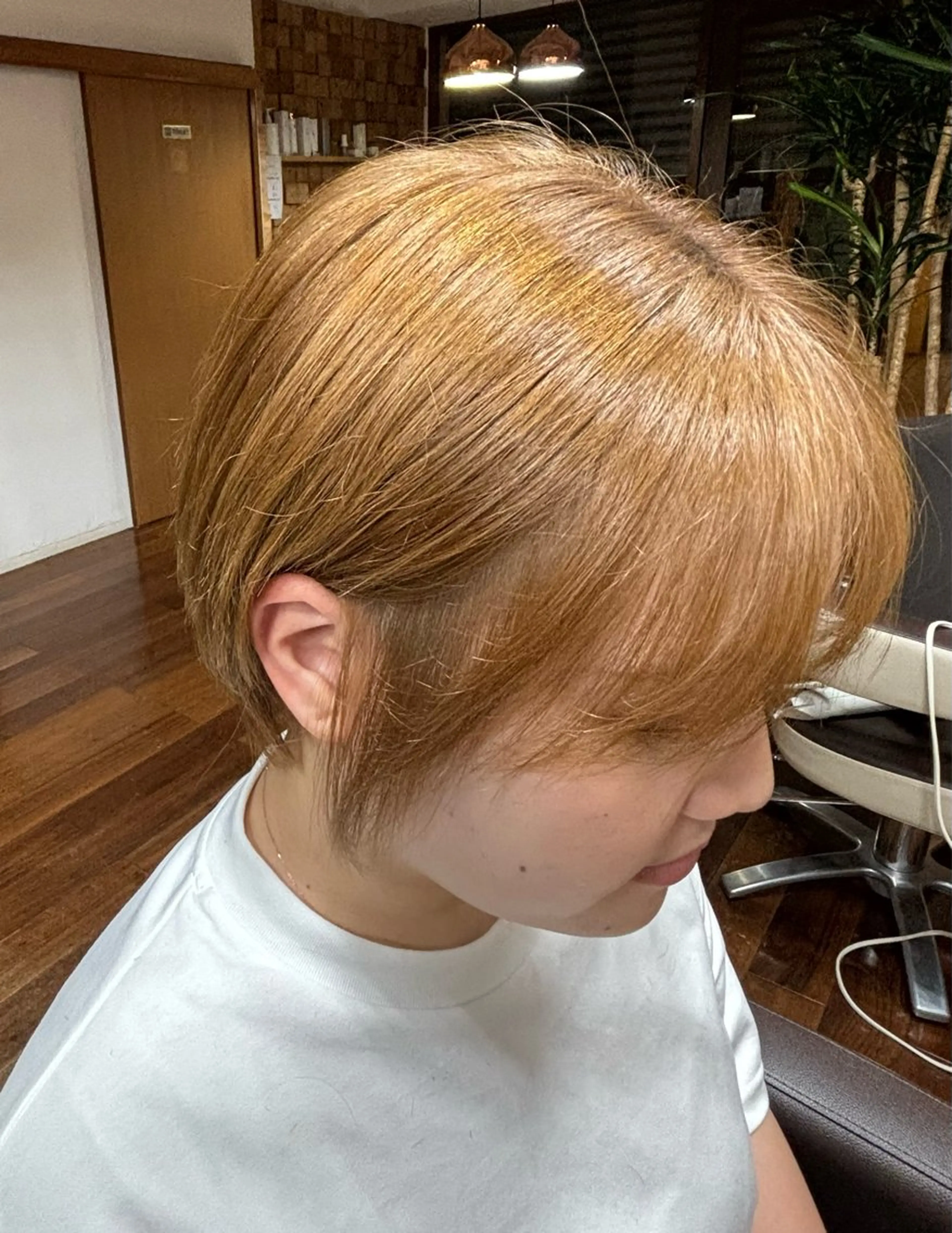 ショート 顔周りカット 小顔カット ボブスタイル/ えぐちりほのヘアスタイル