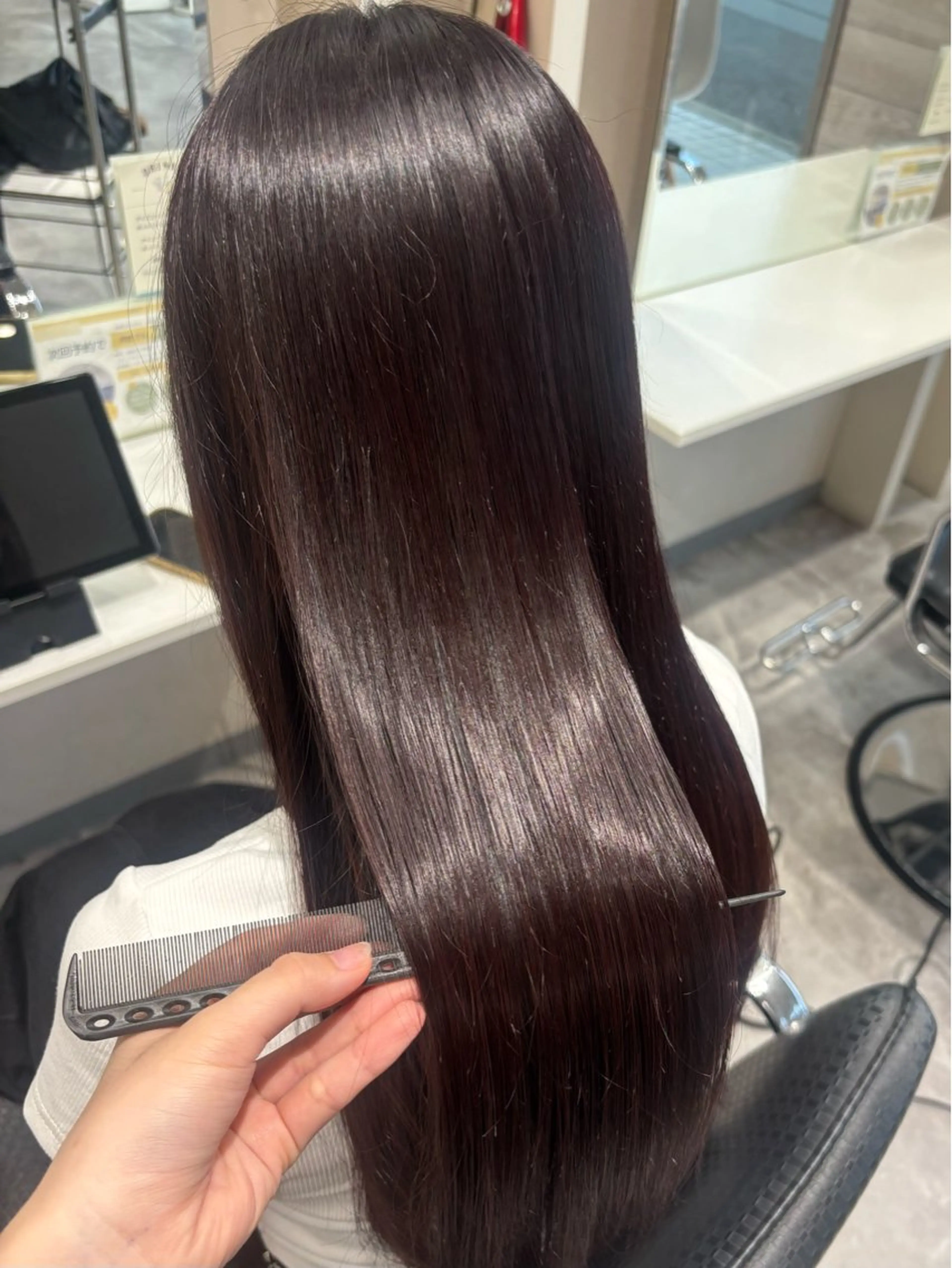 ロング カラー ピンクカラー mm‪ ♡ yukaのヘアスタイル