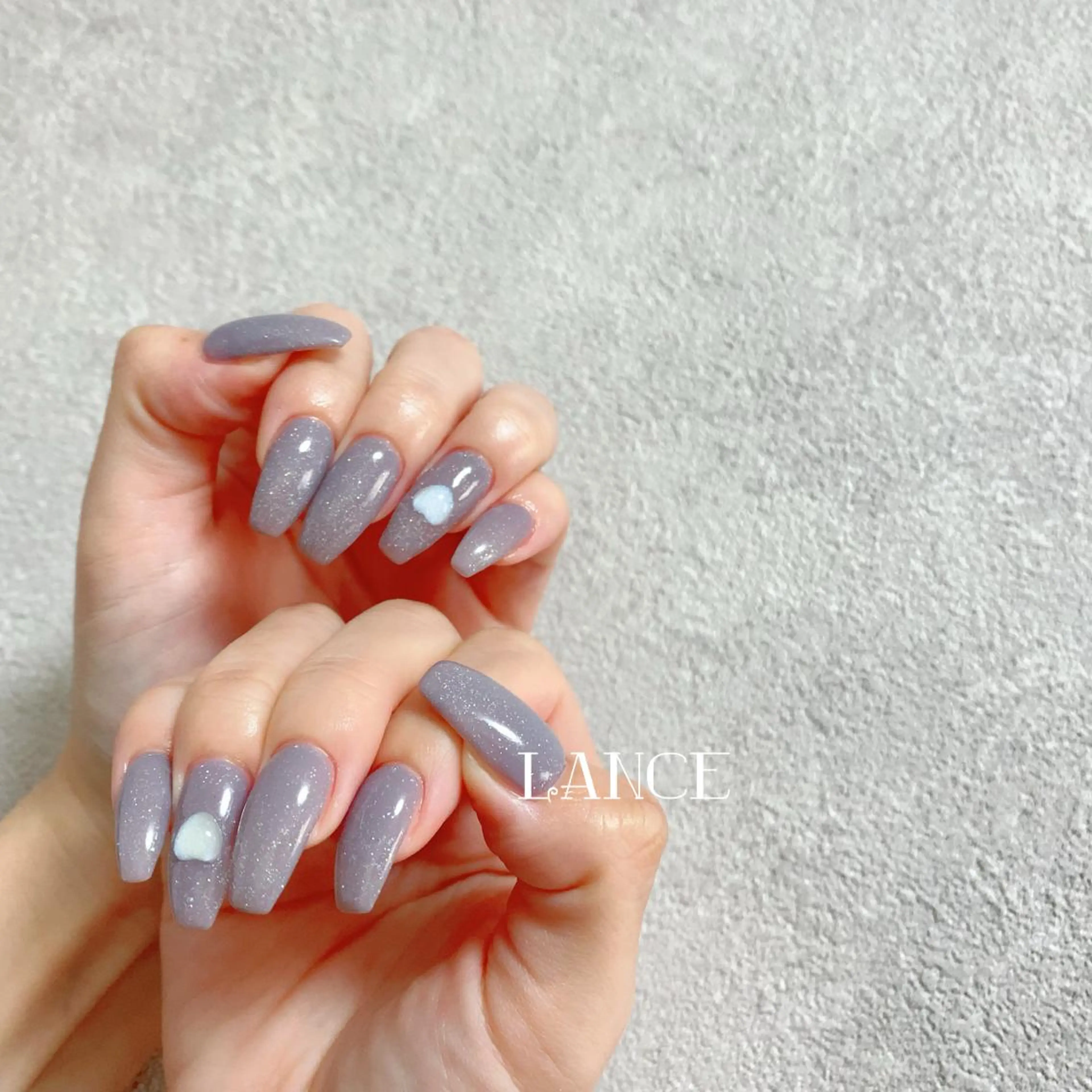 ミディアム ネイル オーロラネイル フットネイル フレンチネイル グラデーション キラキラネイル Lance nailのネイルデザイン