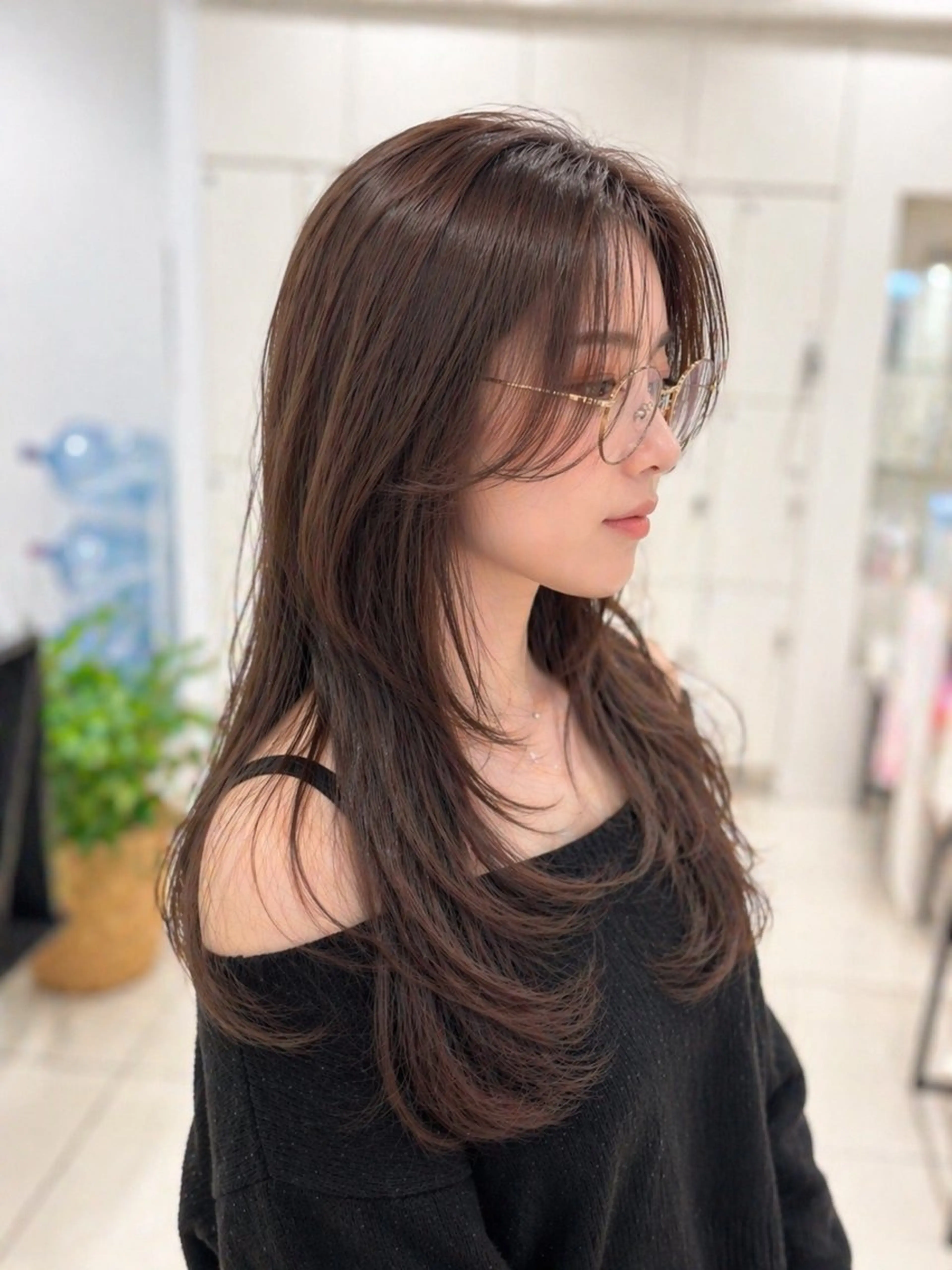 ロング カット ヘアカラー 金子 直樹のヘアスタイル