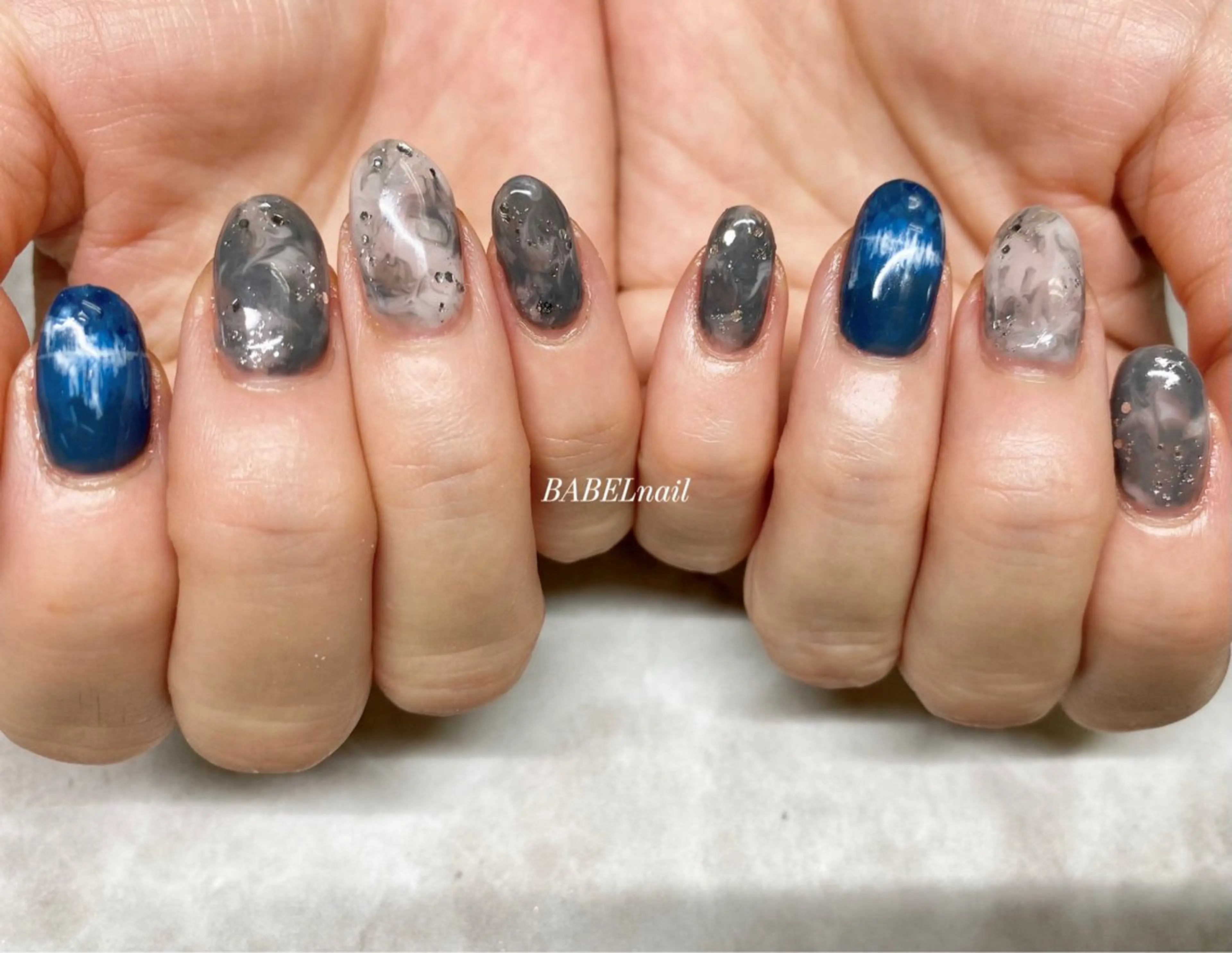 ネイル アートネイル ジェルネイル オフィスネイル ショートネイル ハンドネイル BABELバベル所属・江戸川橋✨BABEL 【バベル】大人可愛いのネイルデザイン