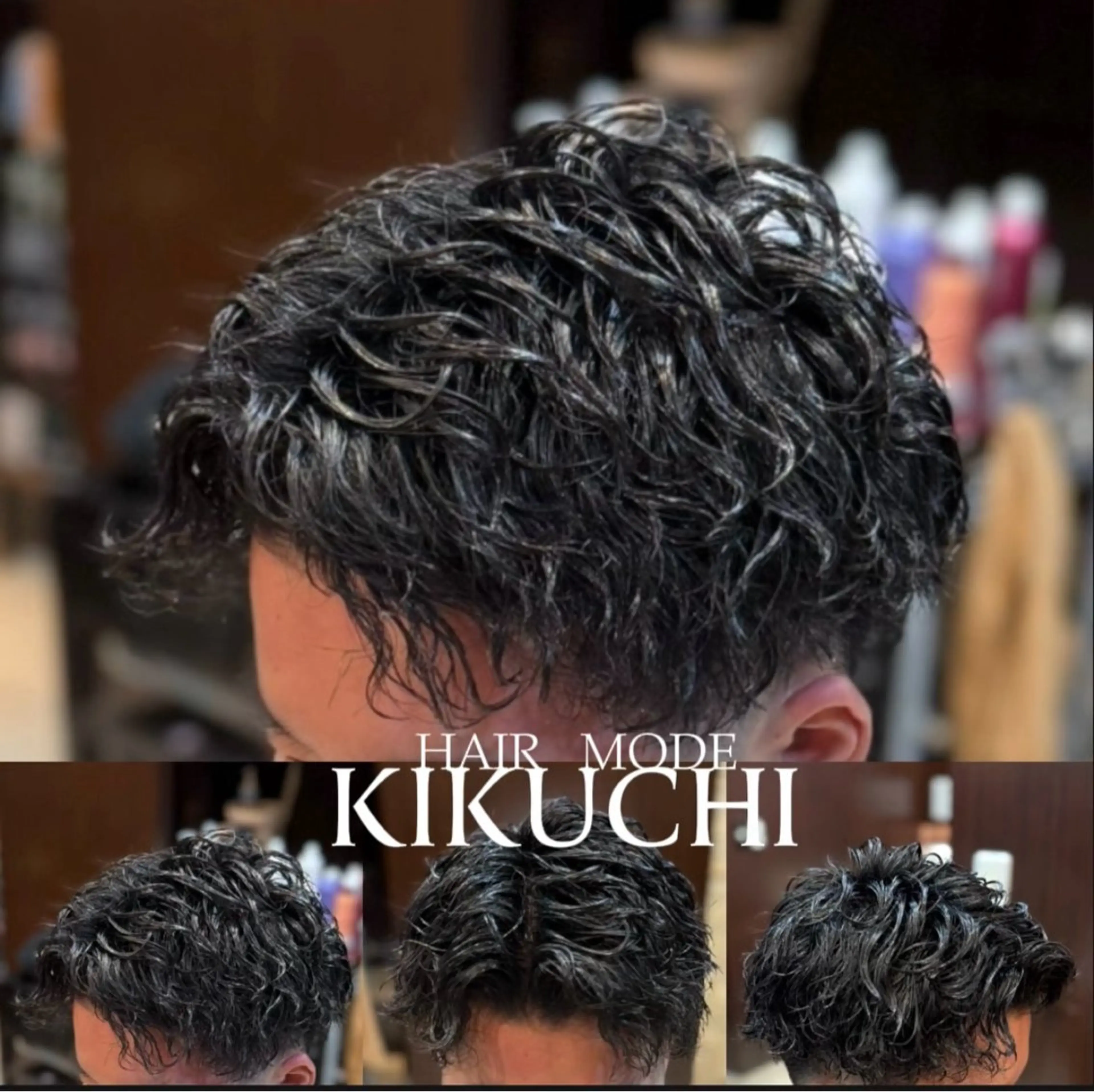 ショート カット パーマ 木下 翼のヘアスタイル