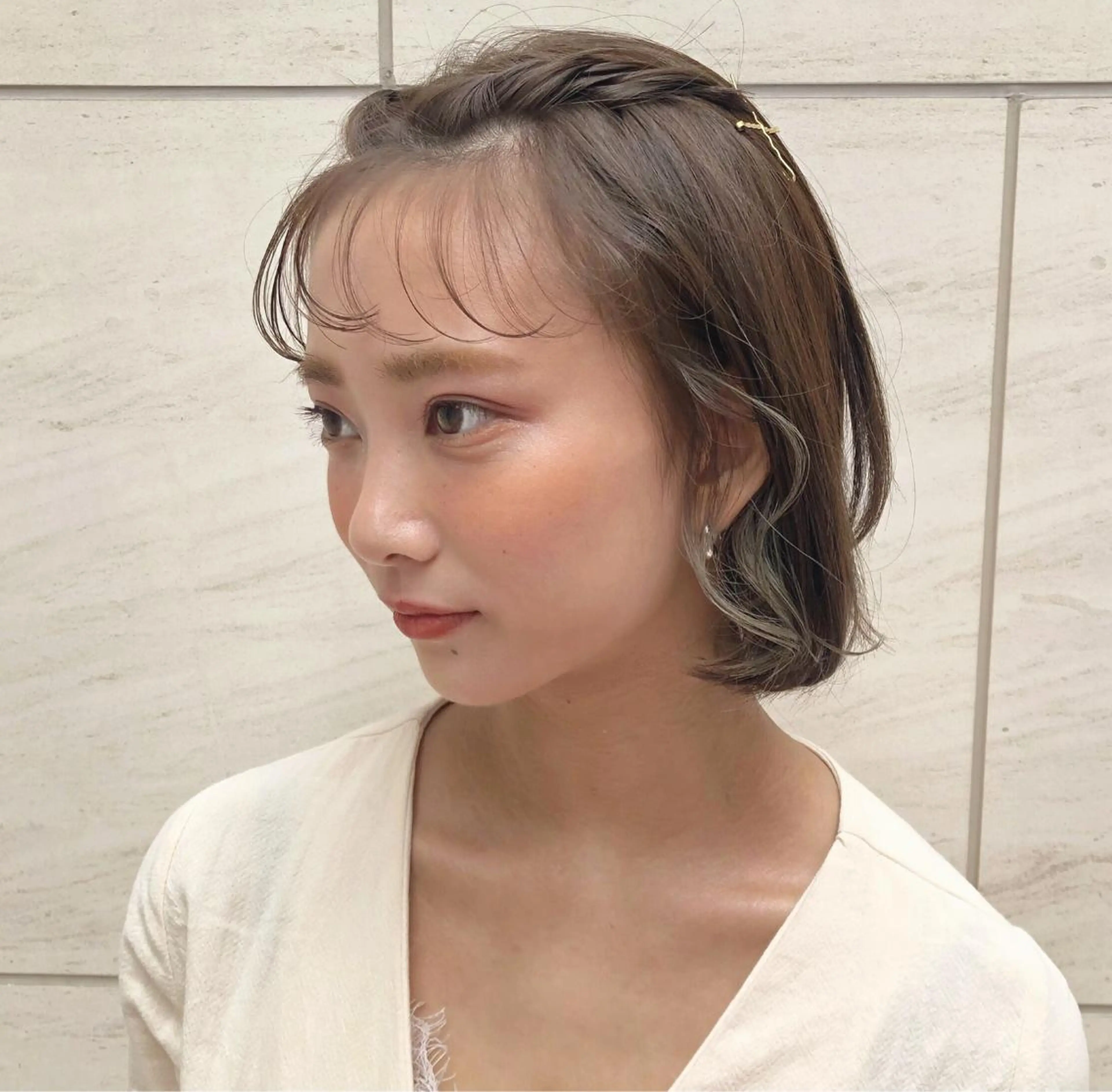 ショート カラー パーマ ヘアアレンジ メンズ キッズ ネイル マツエク・マツパ イヤリングカラー 天神レイヤーカット No.1💖マユカのヘアスタイル