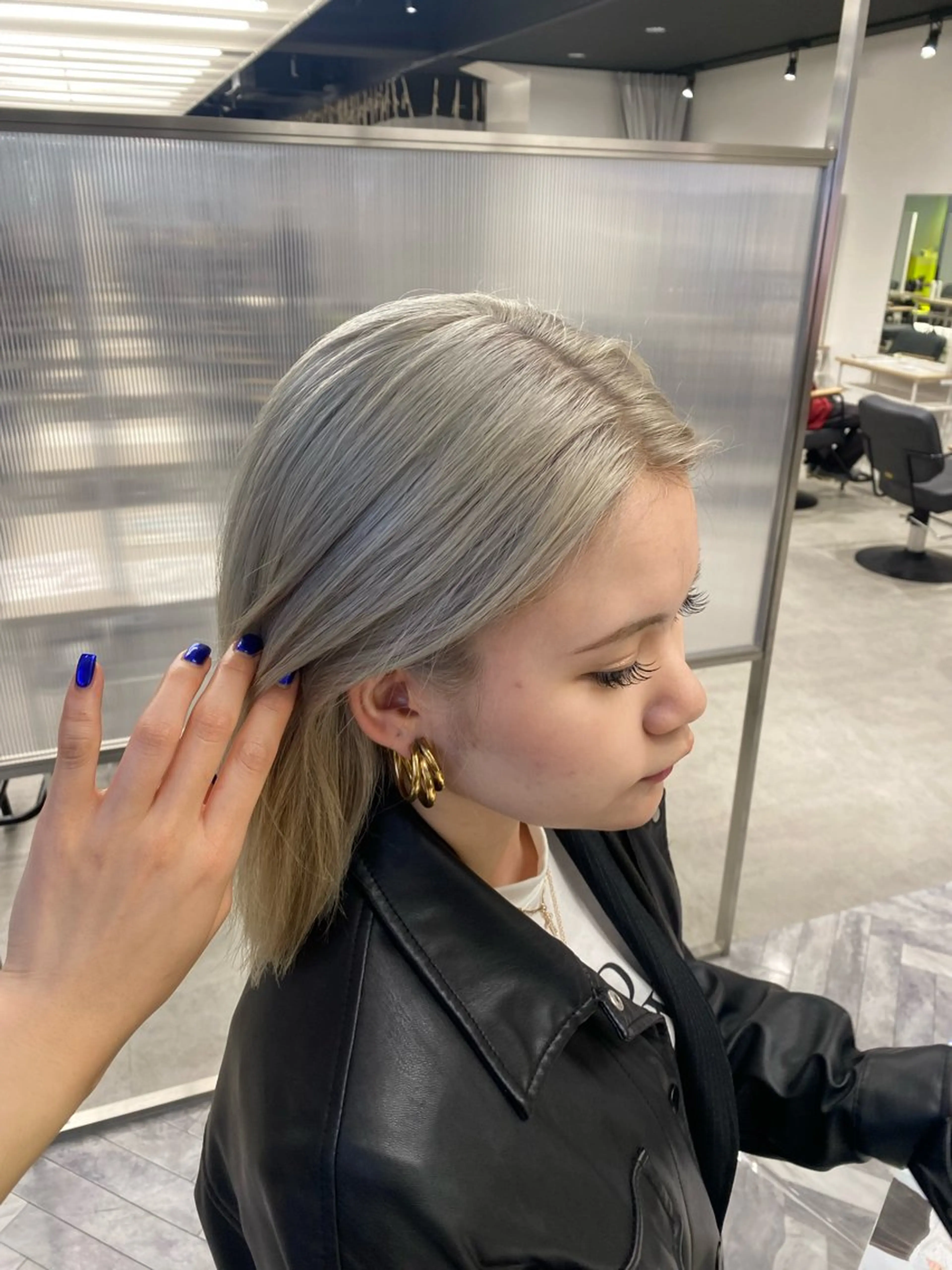 ミディアム カラー ヘアカラー カンナ【Y2Kネイル /コーンロウ】のネイルデザイン