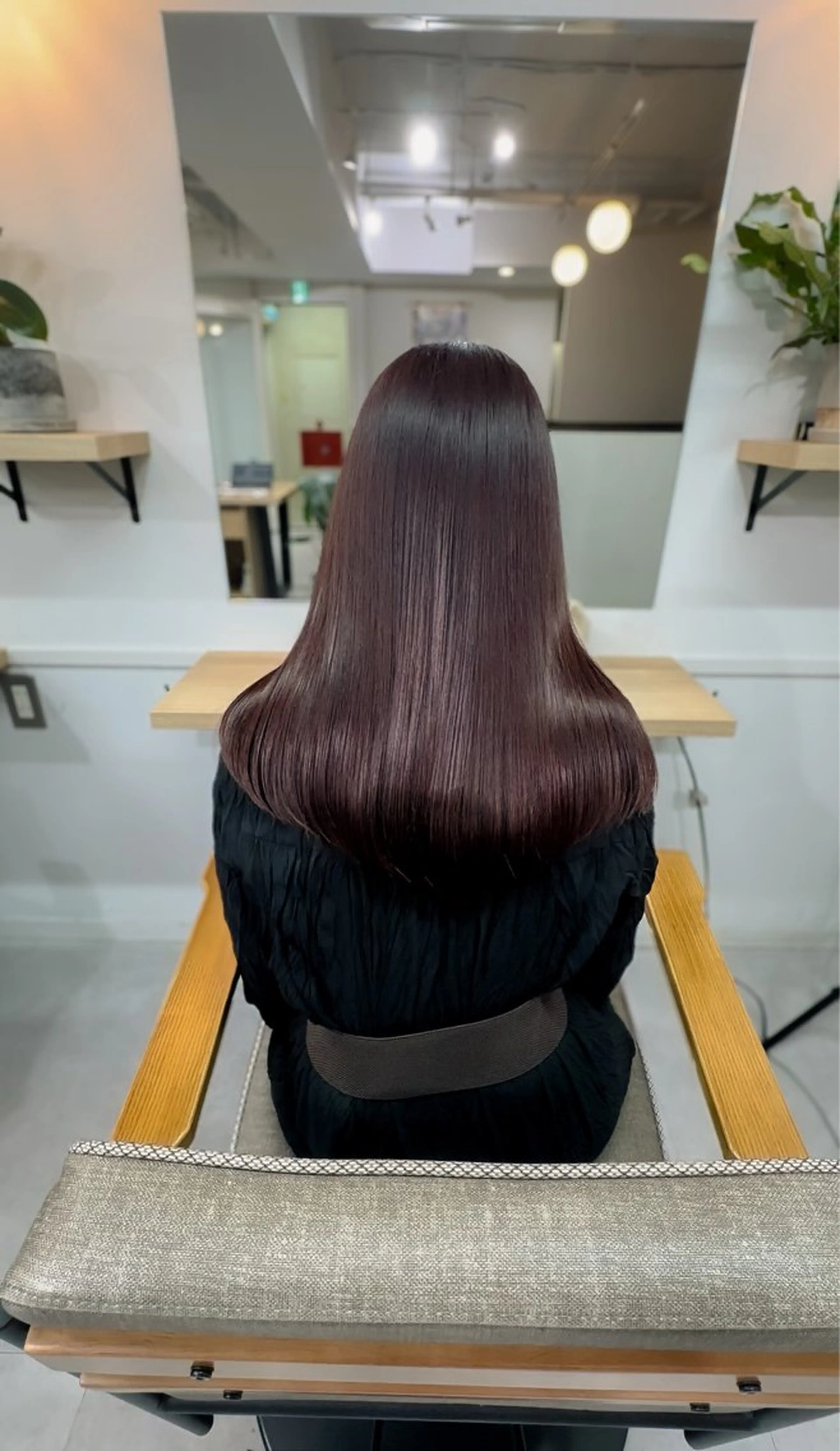 ロング 髪質改善 トリートメント 髪質改善/ストレート 根上のヘアスタイル