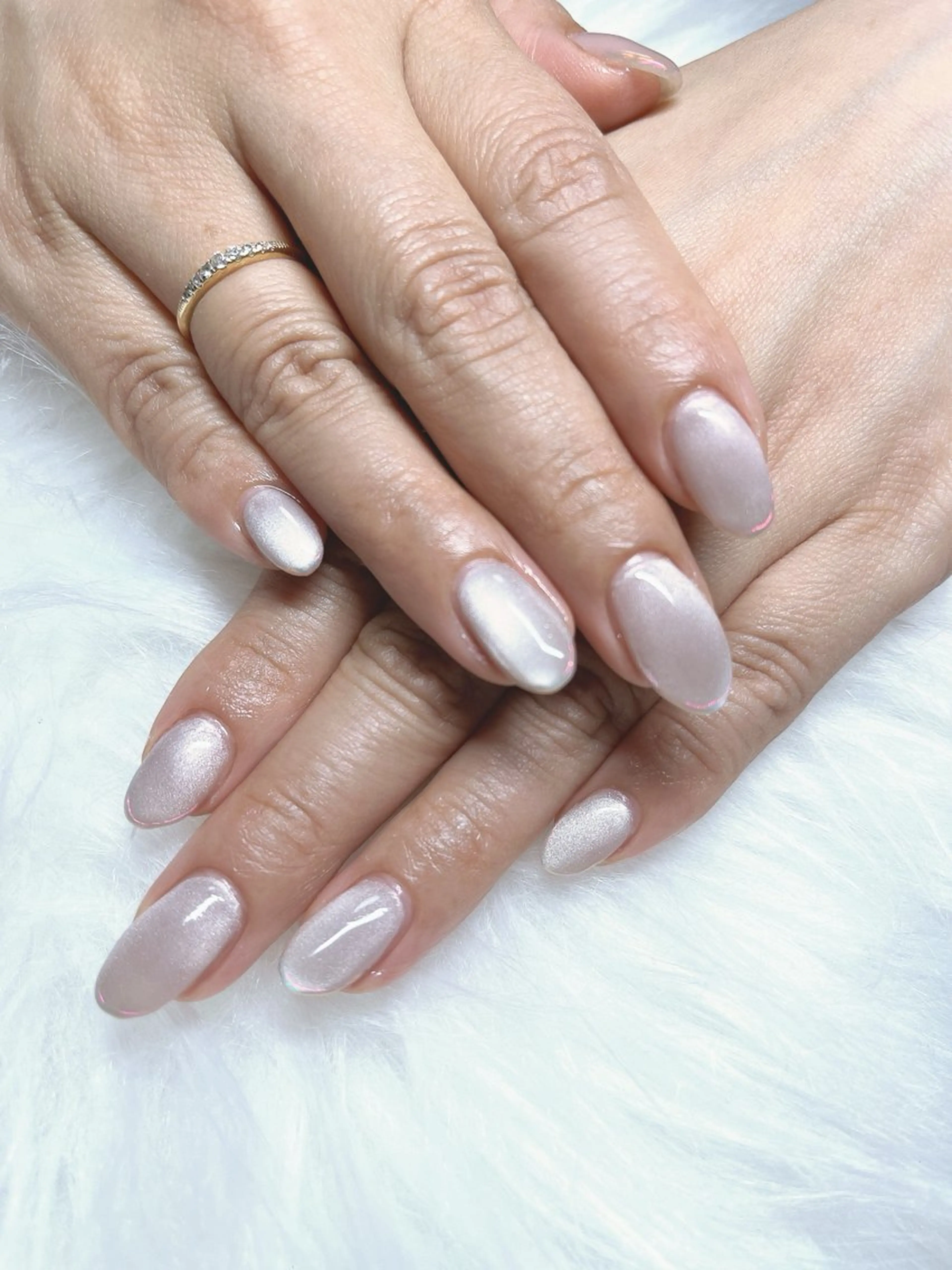 ネイル マグネットネイル ミラーネイル かわむら りょうこのネイルデザイン