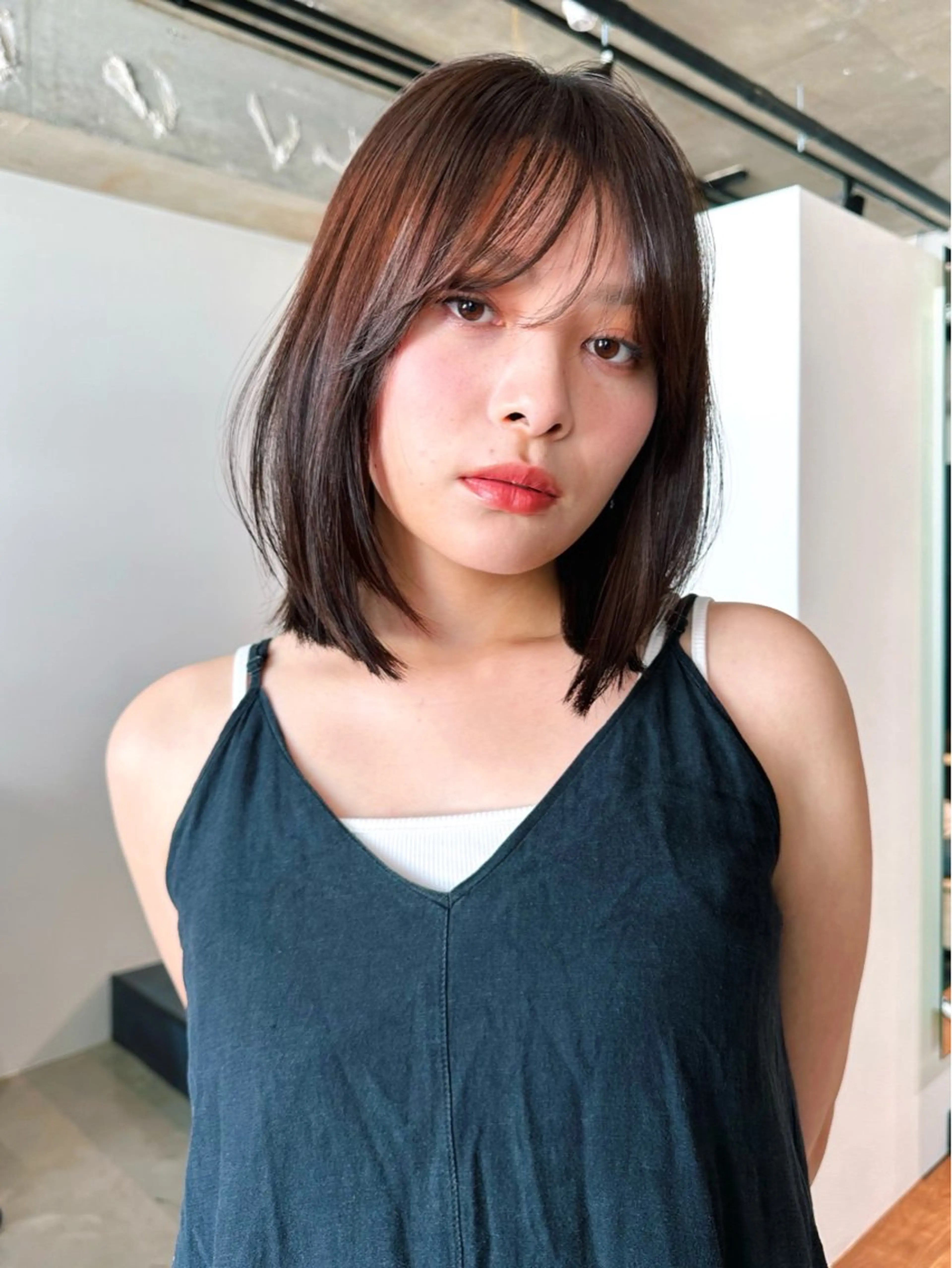 ショート カラー パーマ kazuki【顔周り ×レイヤーカット】のヘアスタイル