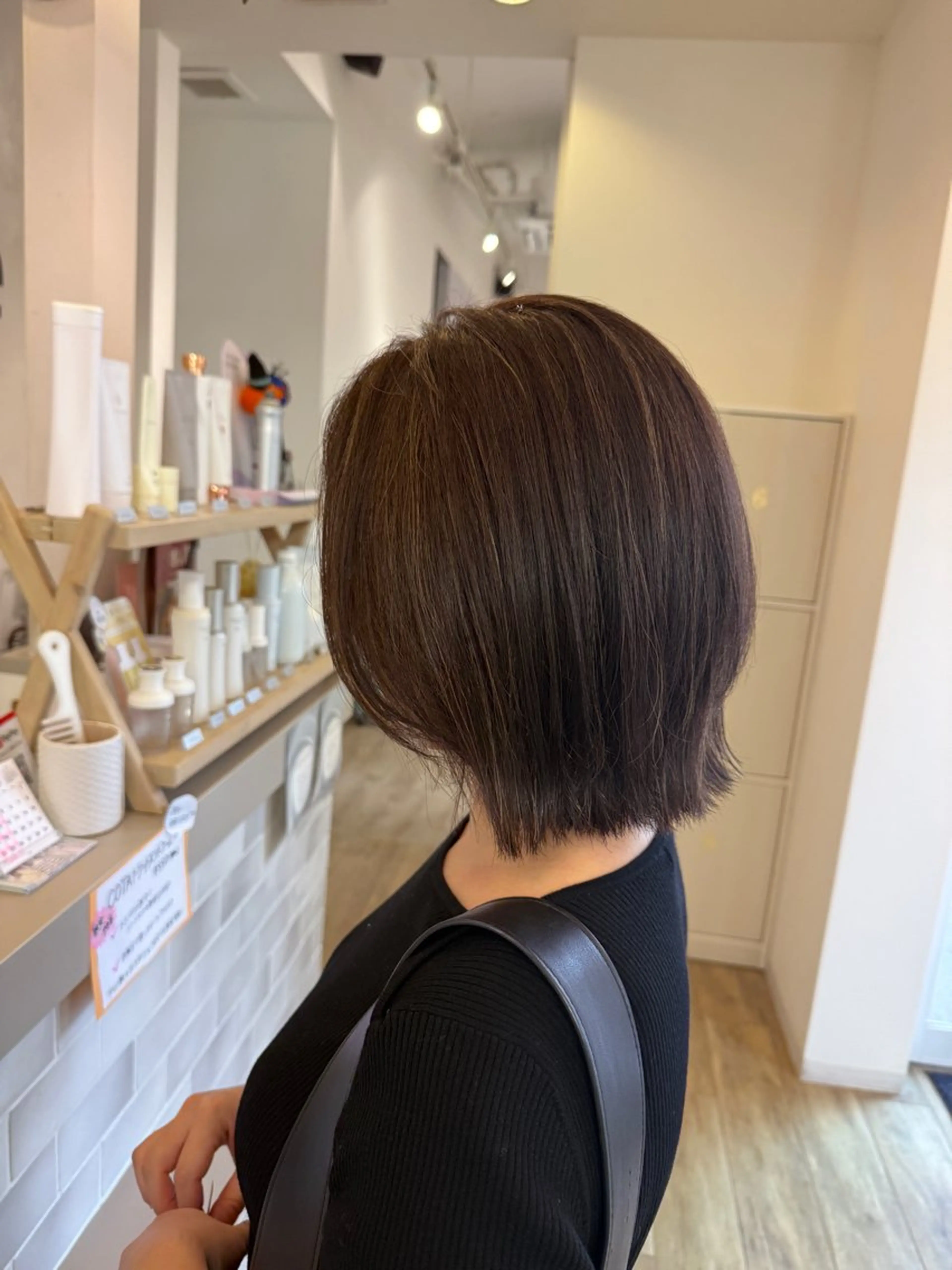 ミディアム カット 高村 りなのヘアスタイル