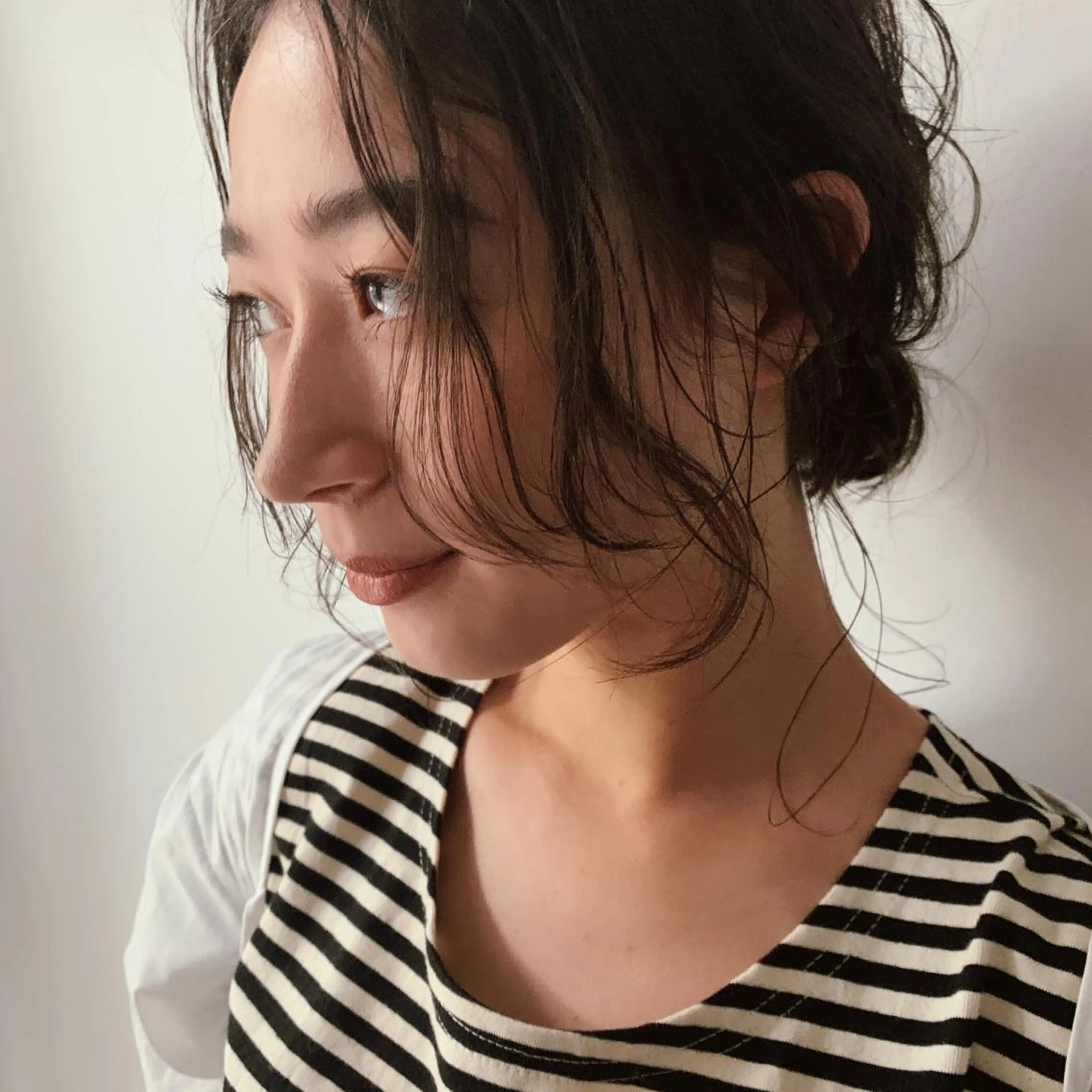 ミディアム カラー ヘアアレンジ カット ヘアカラー 西山 紗耶香🪽 透明感カラー/ボブのヘアスタイル