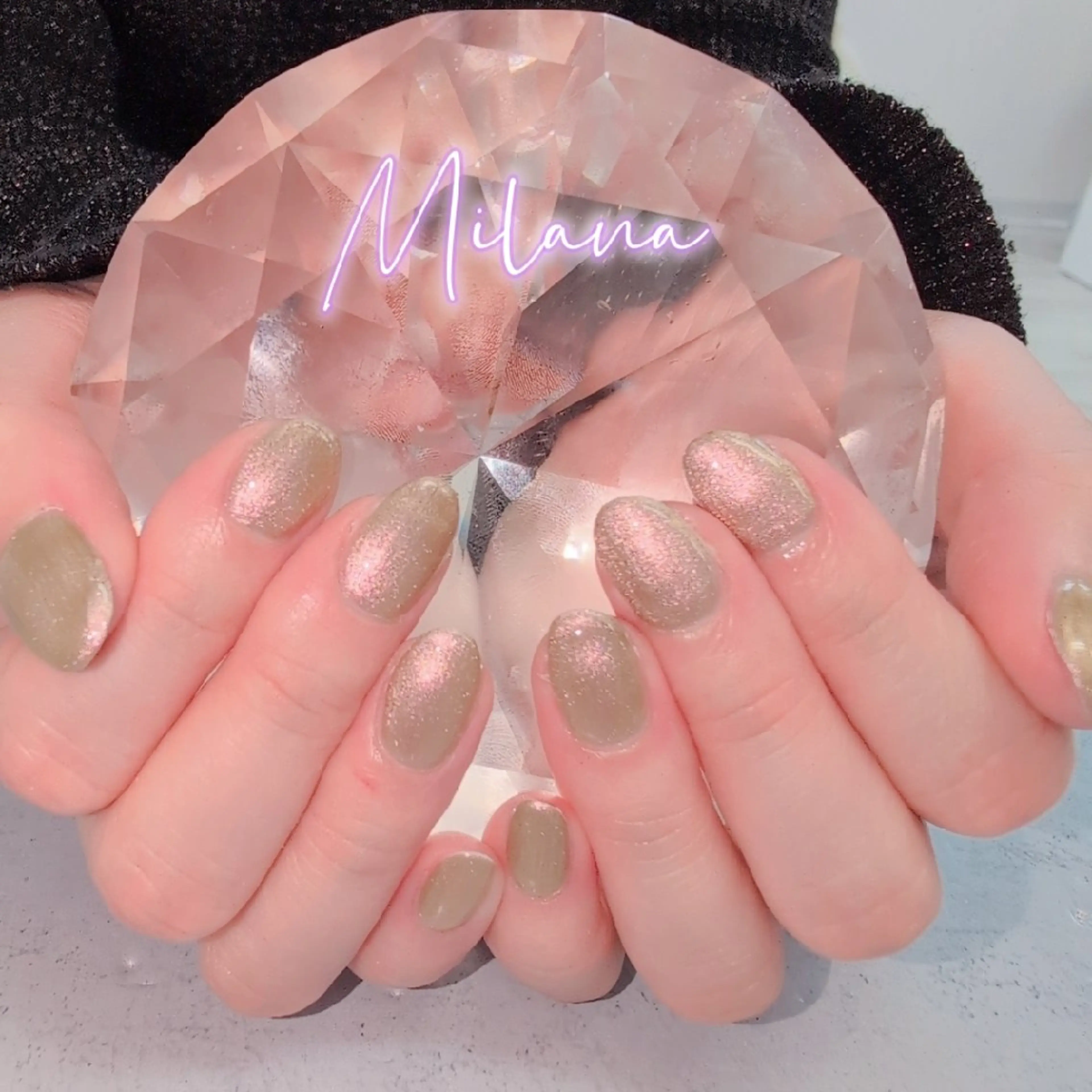 ネイル ワンカラーネイル ハンドネイル Milana 川瀬のネイルデザイン
