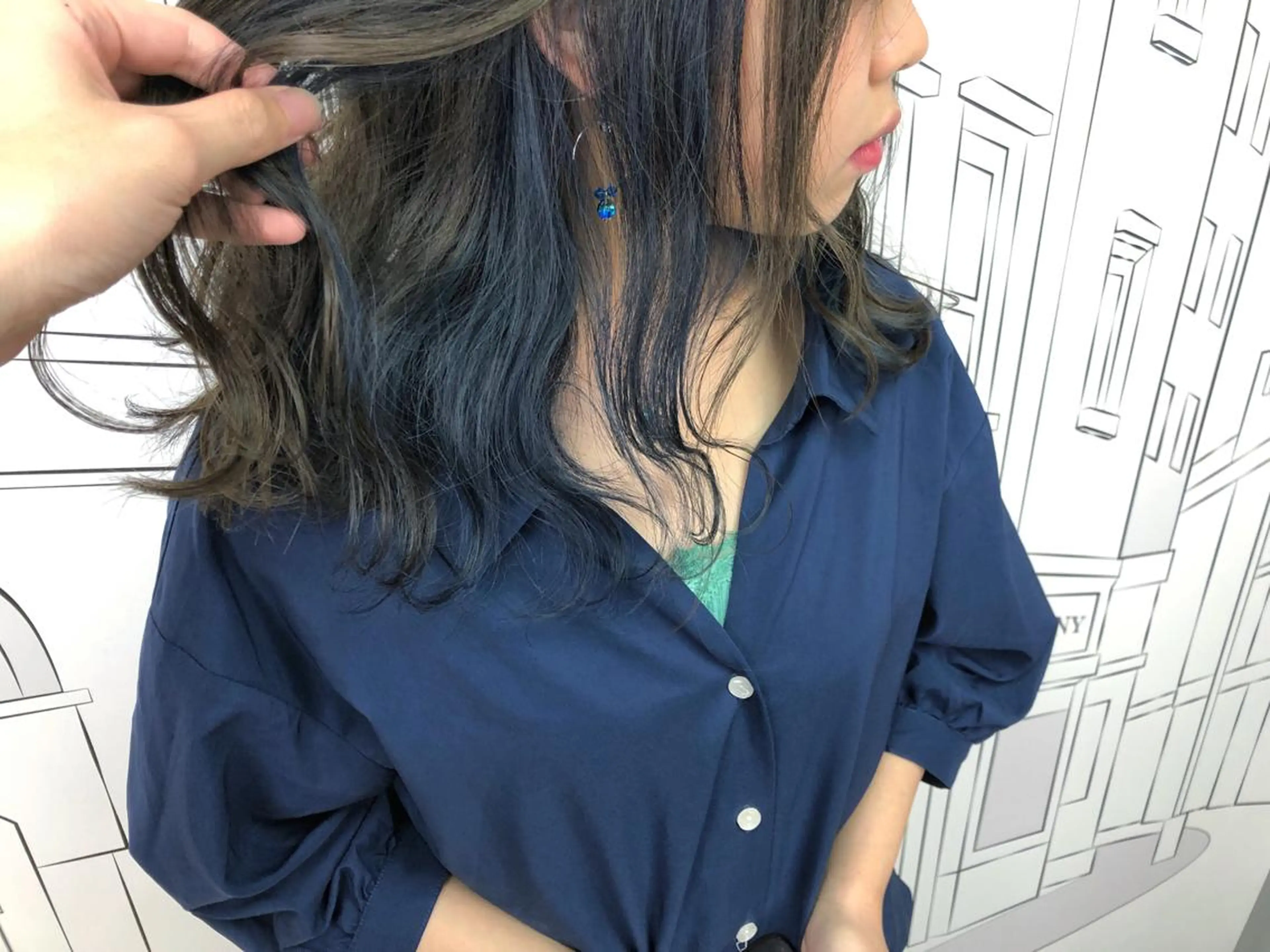 ミディアム カラー インナーカラー レイヤー⭐️カラー ⭐️平川雅史のヘアスタイル