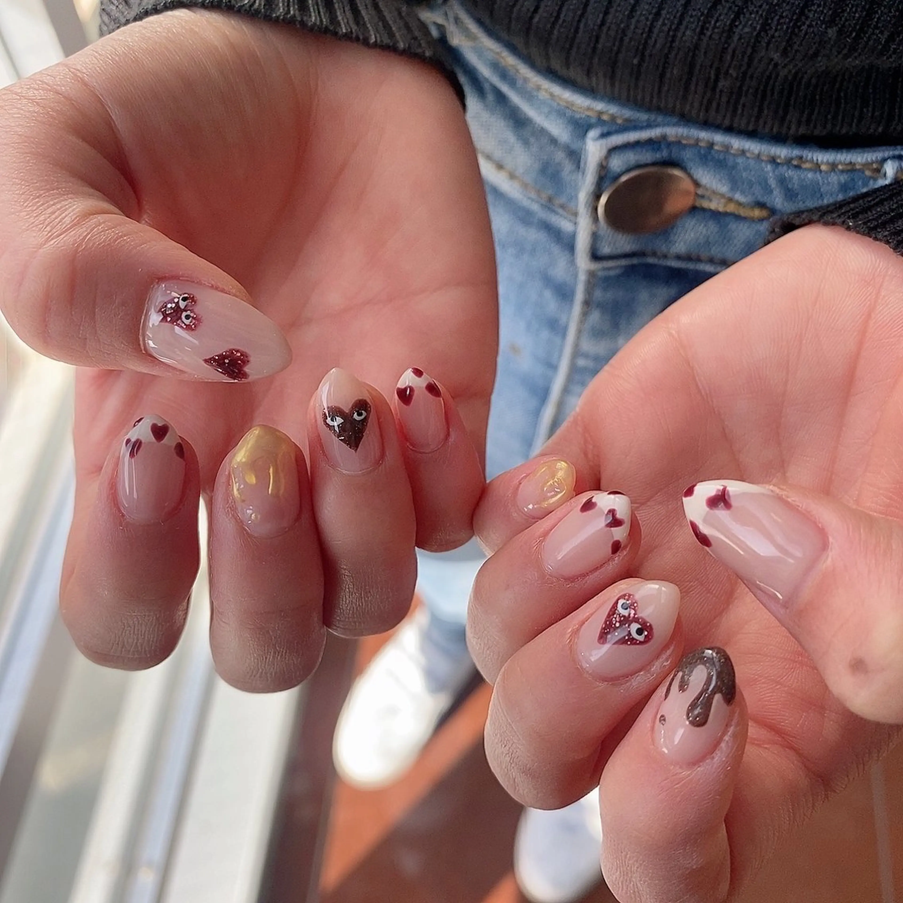 ネイル フットネイル フレンチネイル ジェルネイル グラデーション マグネットネイル misa🫧ナチュラ ル縮毛矯正/髪質改善のヘアスタイル