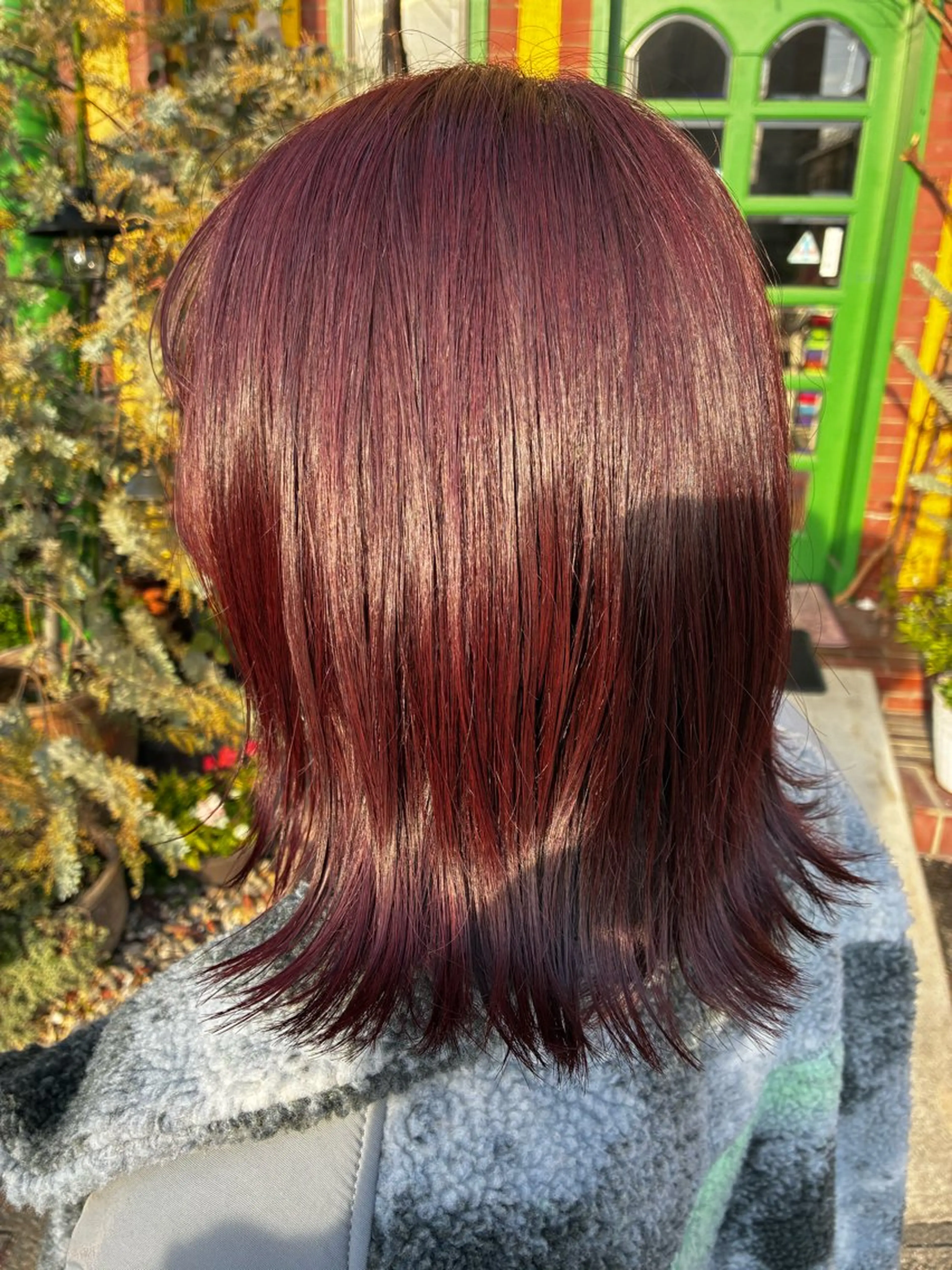 ショート カラー ブラウンカラー ローズカラー ローズブラウン 大坪 拓斗のヘアスタイル